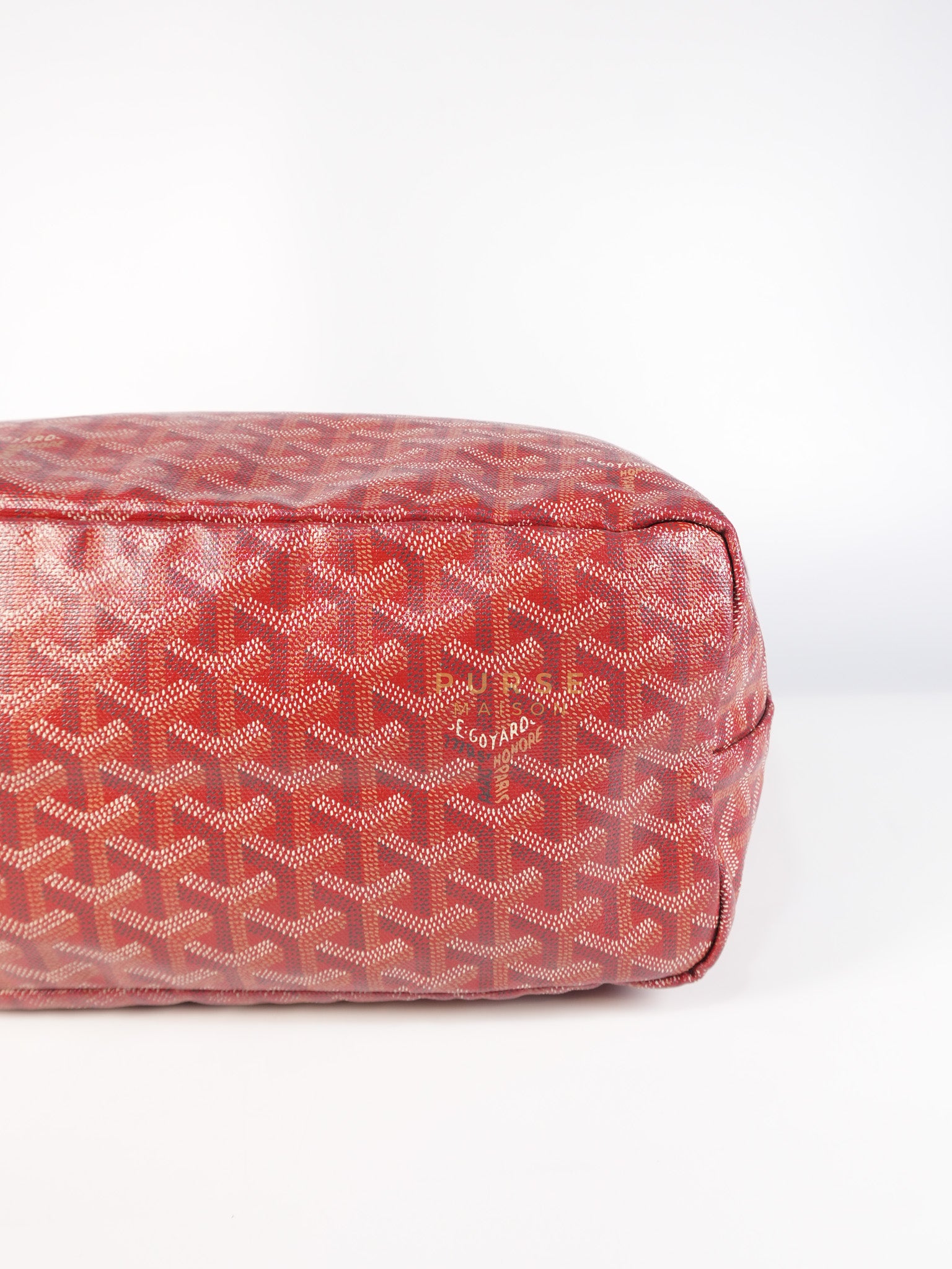 Saint Louis PM Red Goyardine Canvas