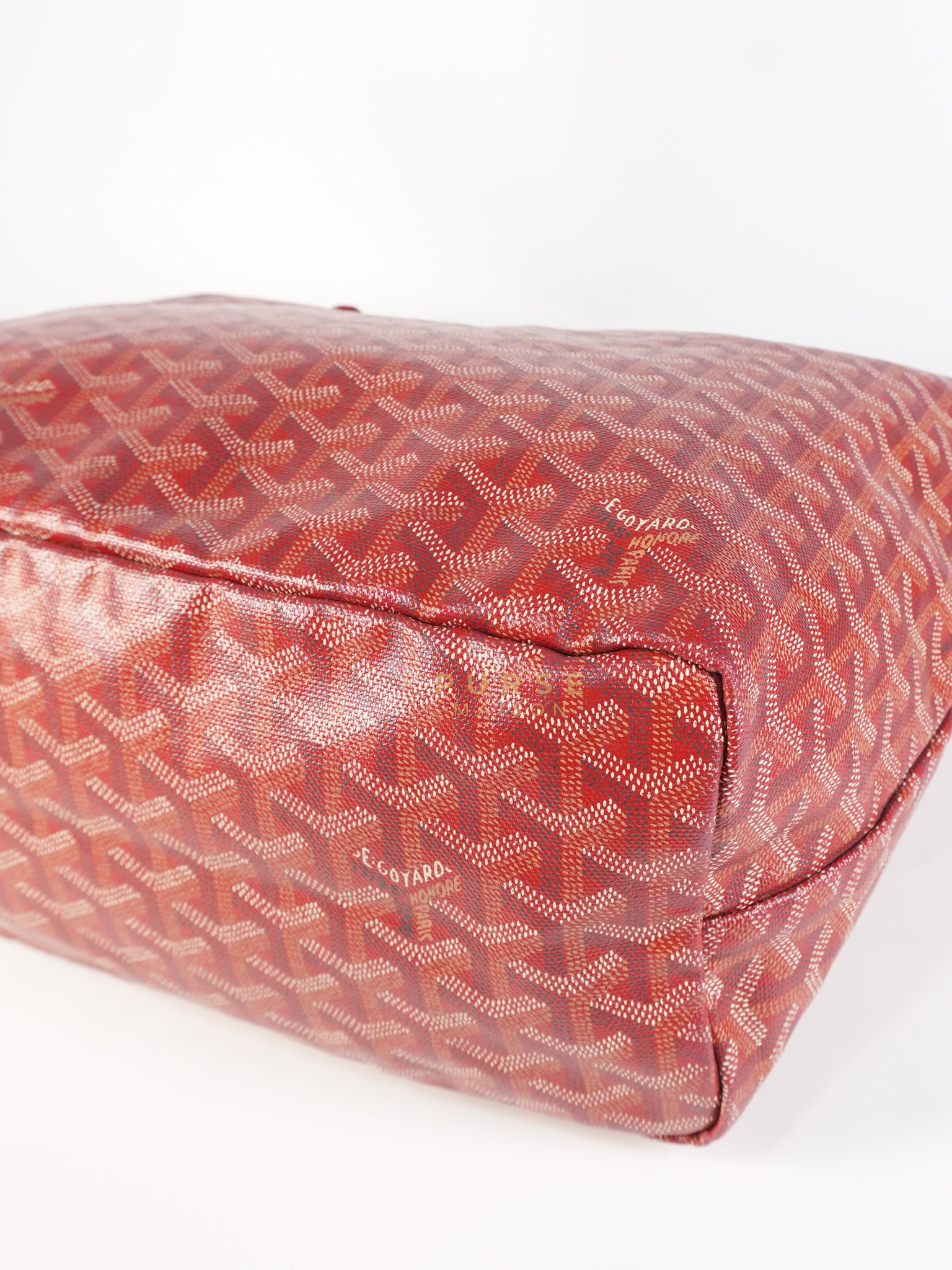 Saint Louis PM Red Goyardine Canvas