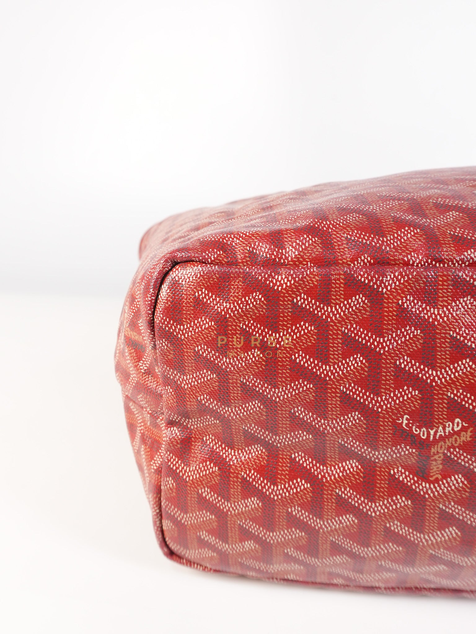 Saint Louis PM Red Goyardine Canvas