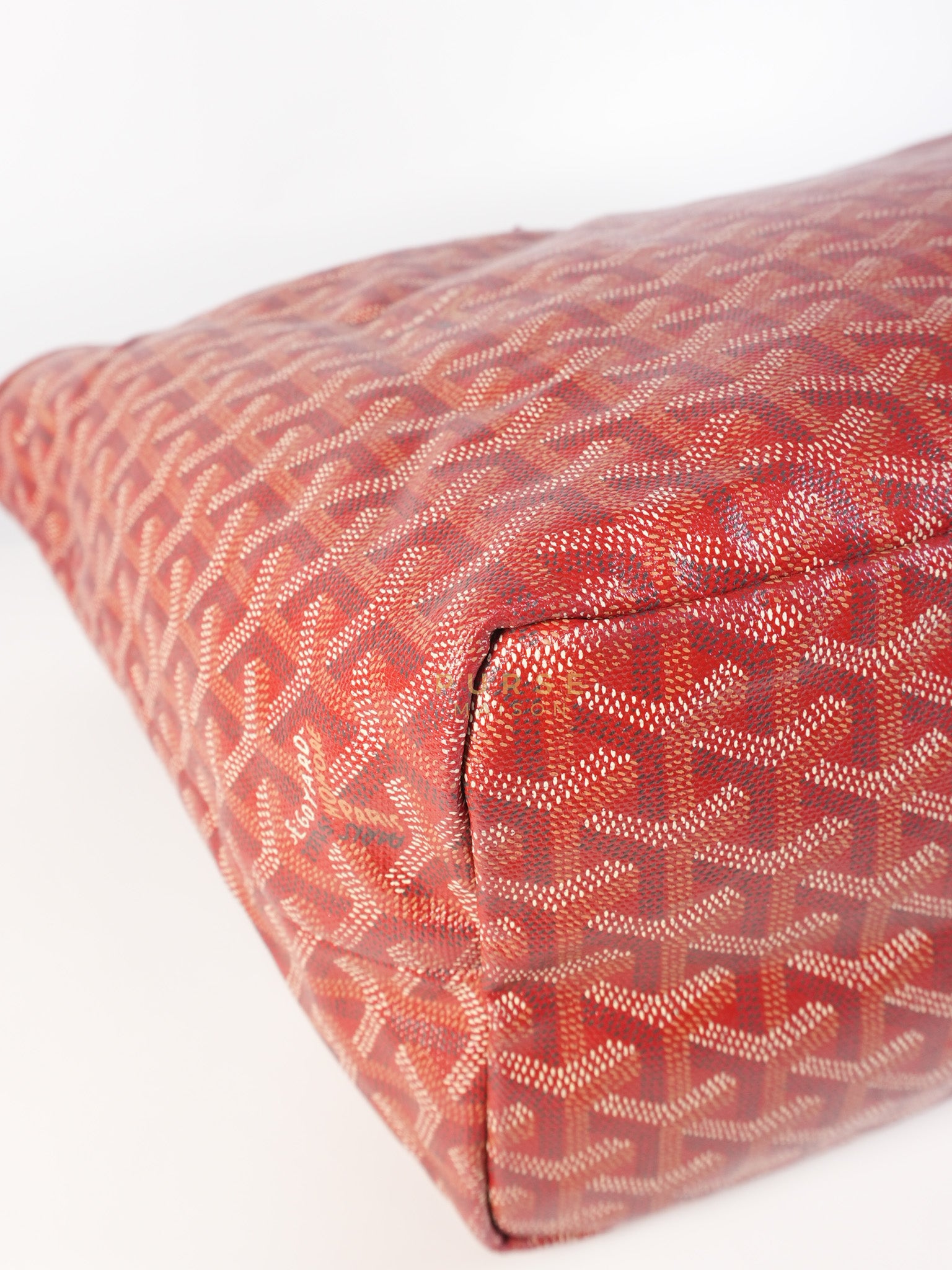 Saint Louis PM Red Goyardine Canvas