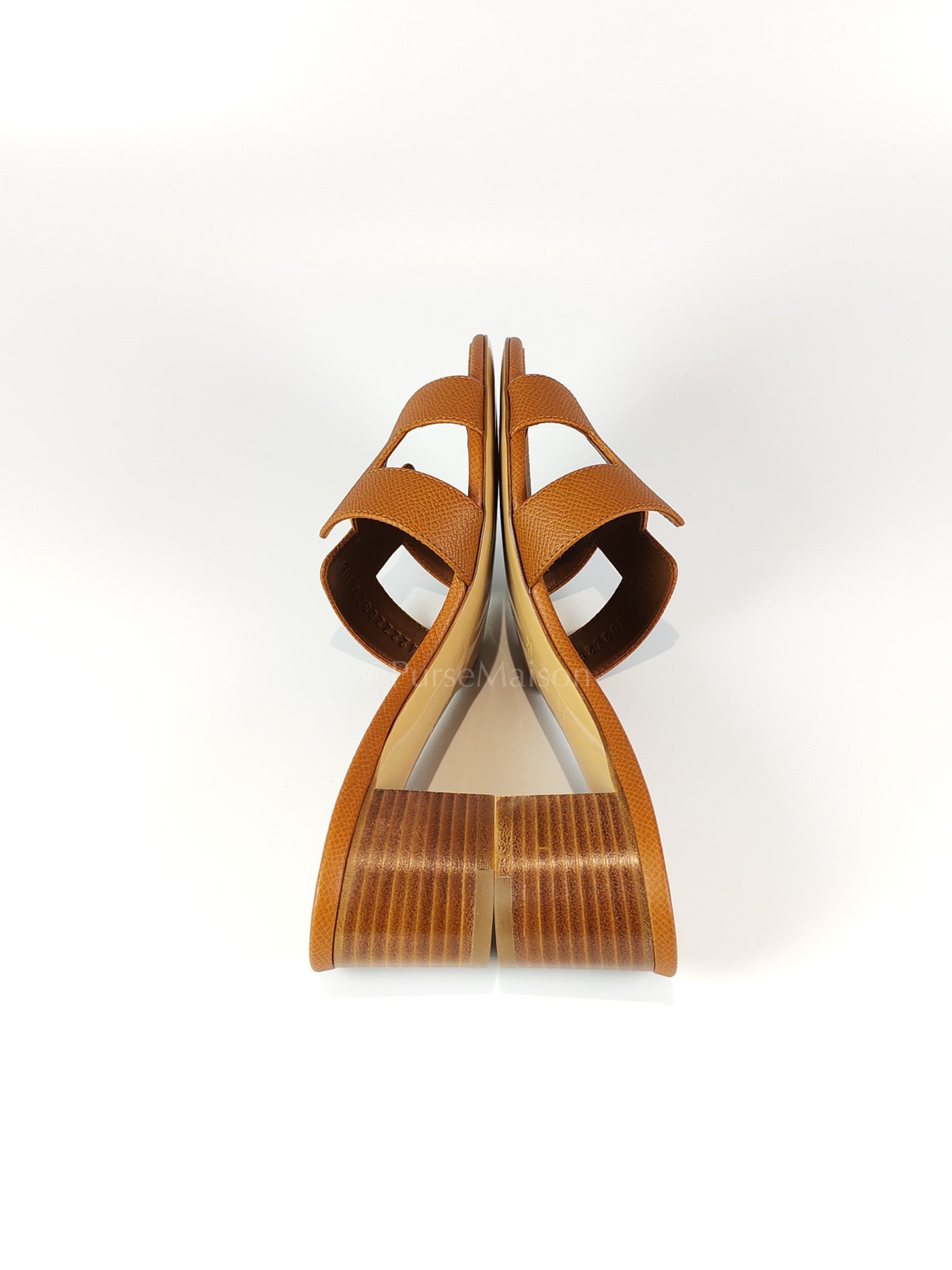 Oasis Gold in Epsom Leather Size 37.5 EU (24.5CM) | Purse Maison Luxury Bags Shop