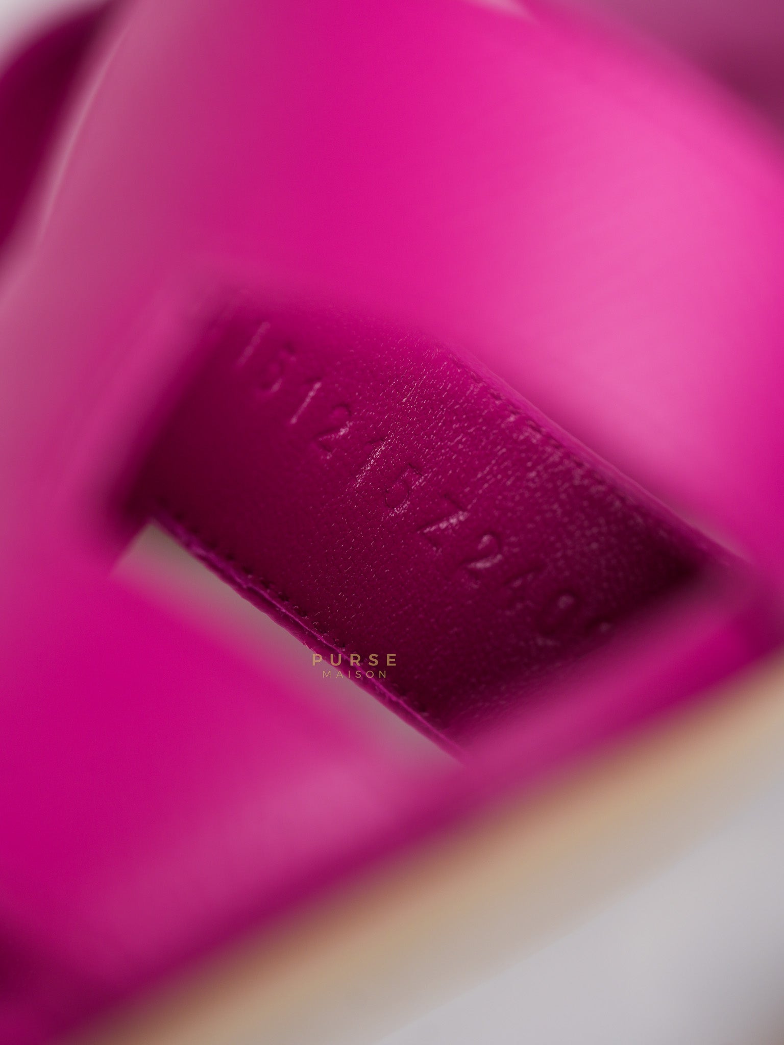 Oasis Sandals Rose Bougainvilliers in Epsom Leathe Size 38.5 EU (24 cm) | Purse Maison Luxury Bags Shop