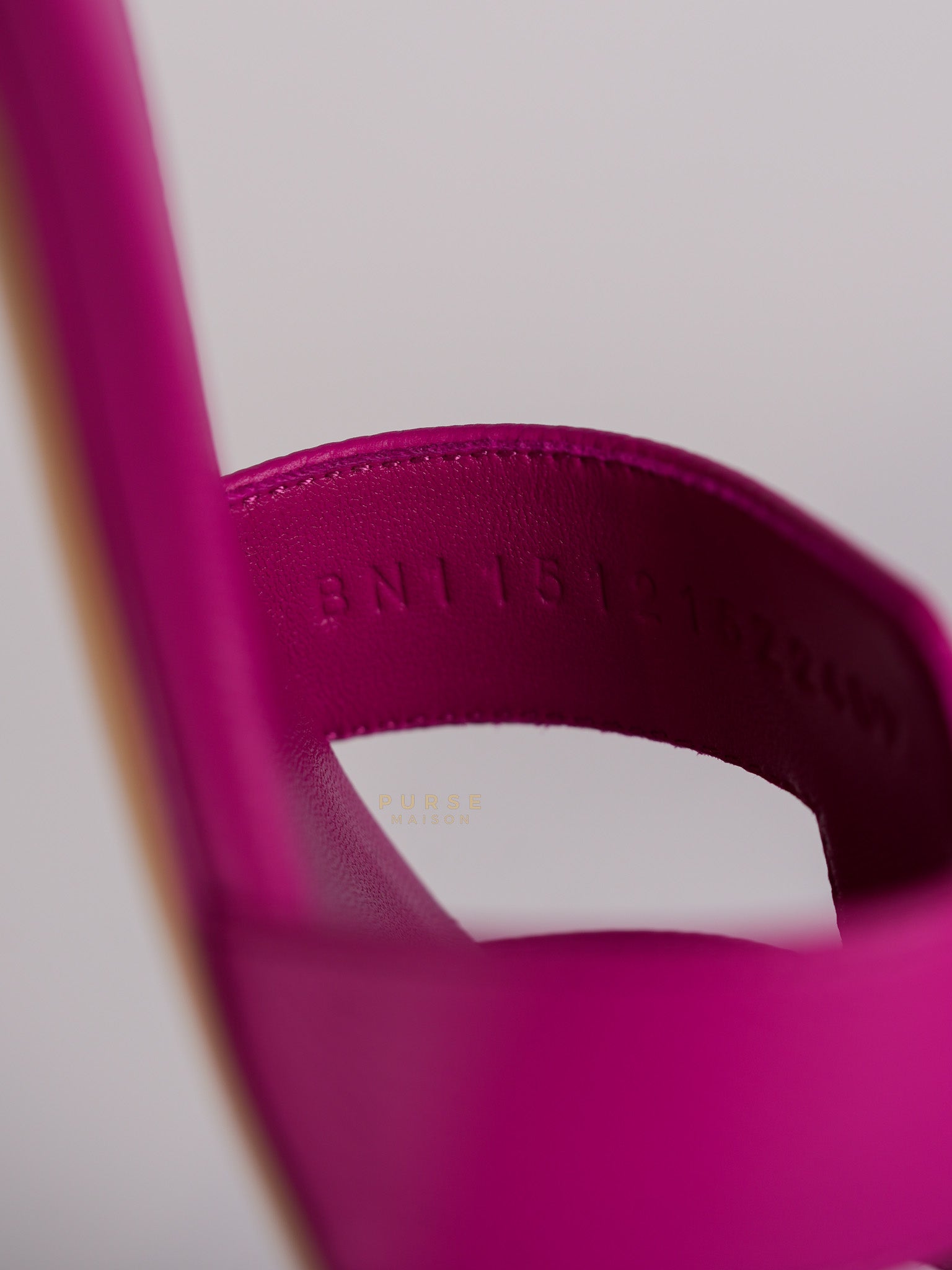 Oasis Sandals Rose Bougainvilliers in Epsom Leathe Size 38.5 EU (24 cm) | Purse Maison Luxury Bags Shop