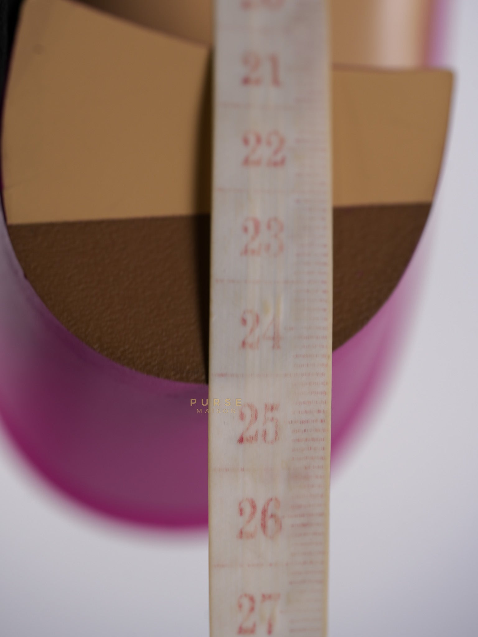 Oasis Sandals Rose Bougainvilliers in Epsom Leathe Size 38.5 EU (24 cm) | Purse Maison Luxury Bags Shop