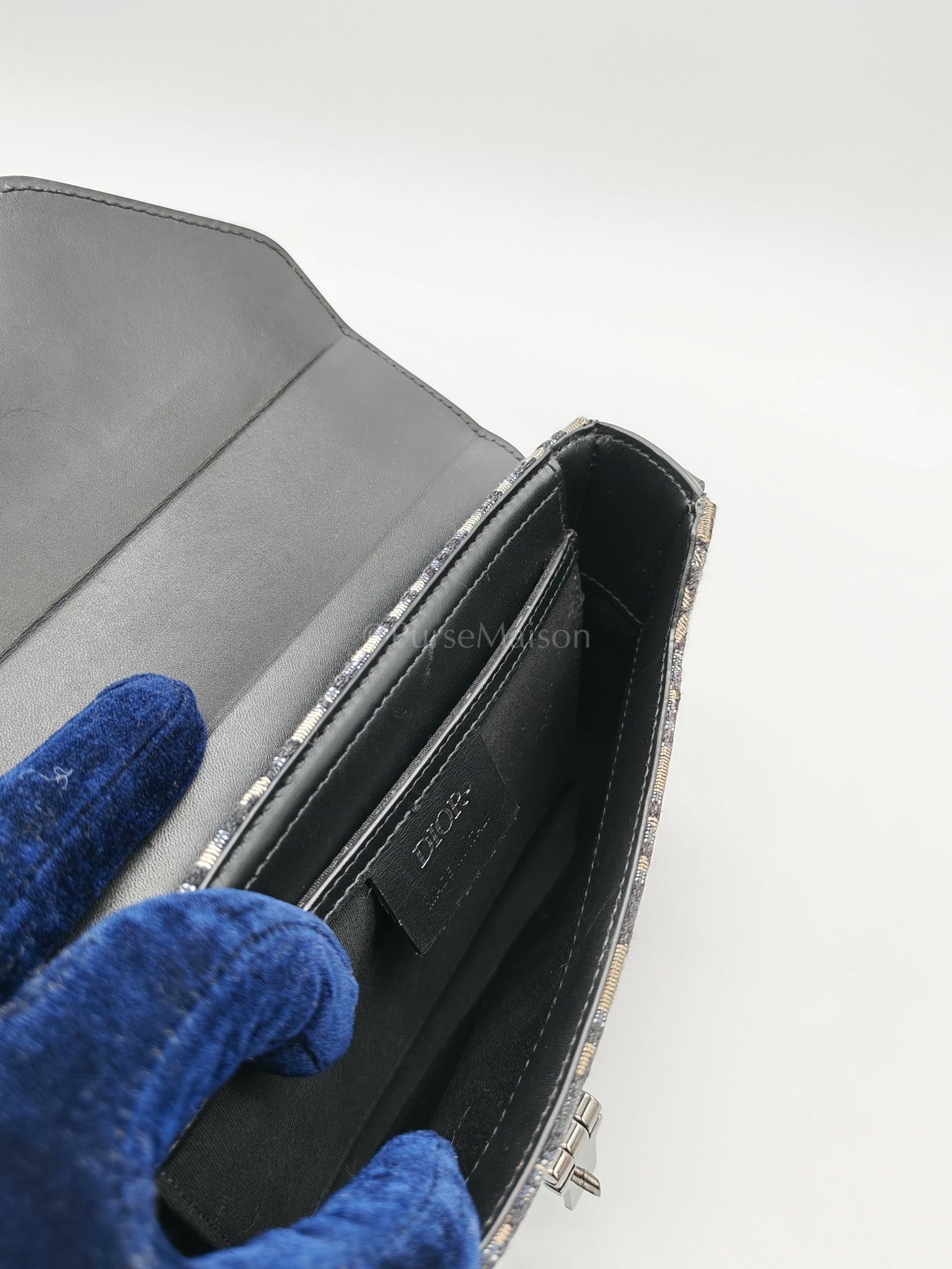 Oblique Jacquard Clasp Lock Messenger Bag | Purse Maison Luxury Bags Shop