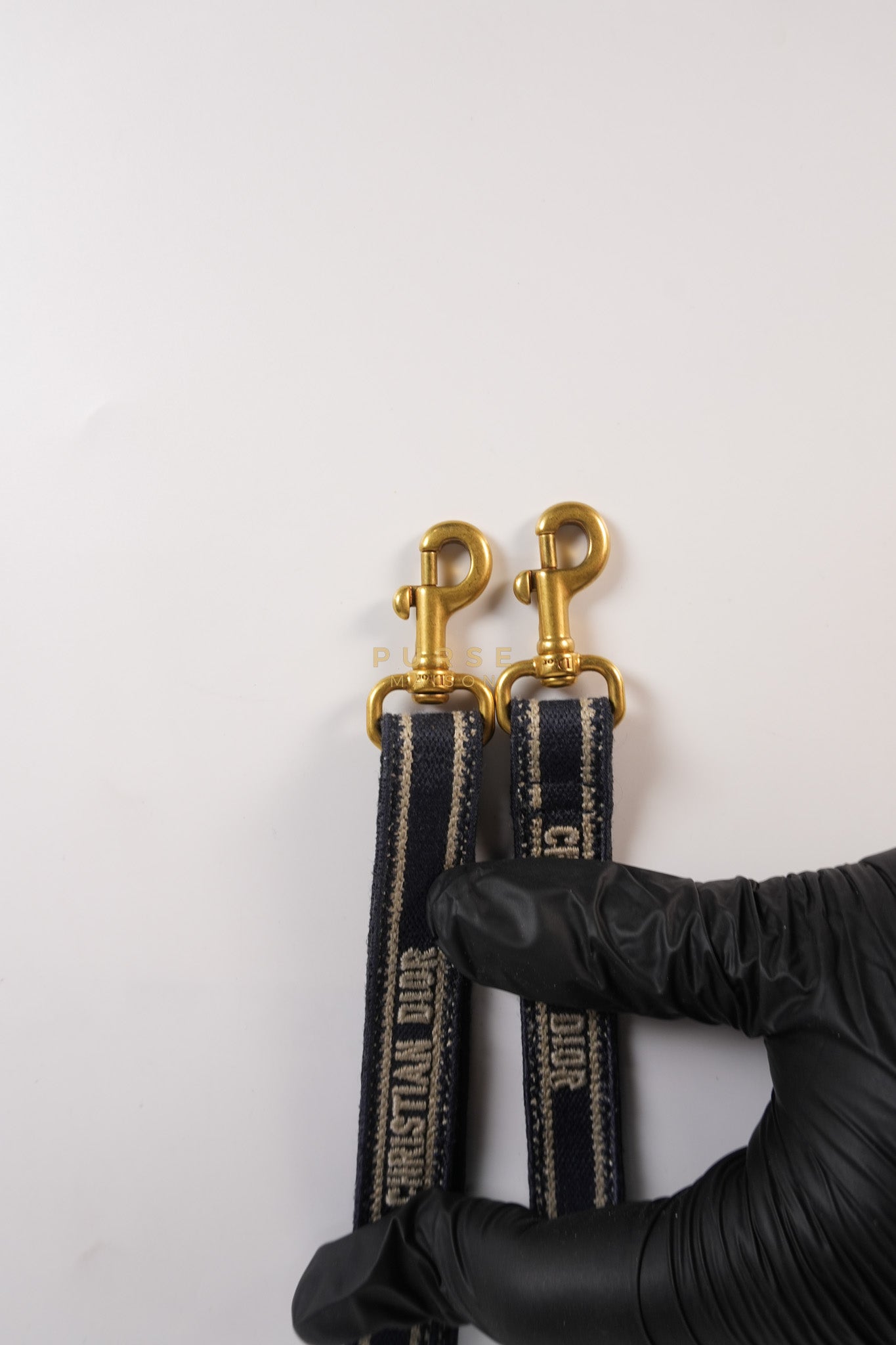 Oblique Mini Book Tote Phone Bag in Blue | Purse Maison Luxury Bags Shop