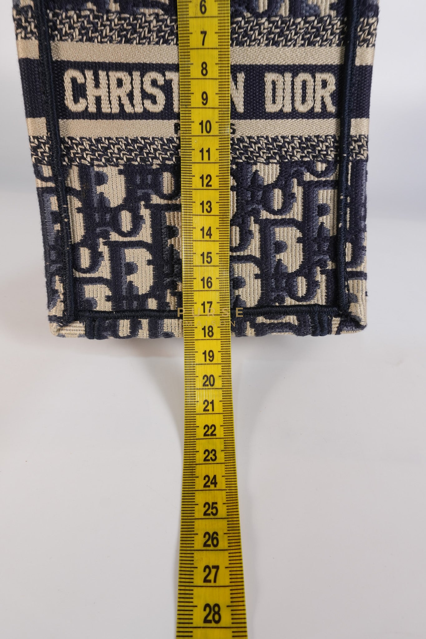 Oblique Mini Book Tote Phone Bag in Blue | Purse Maison Luxury Bags Shop