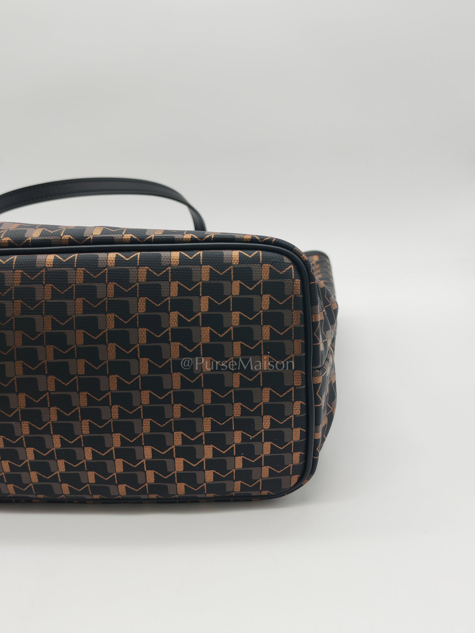 Oh! Ruban Canvas Tote Bag Black | Purse Maison Luxury Bags Shop