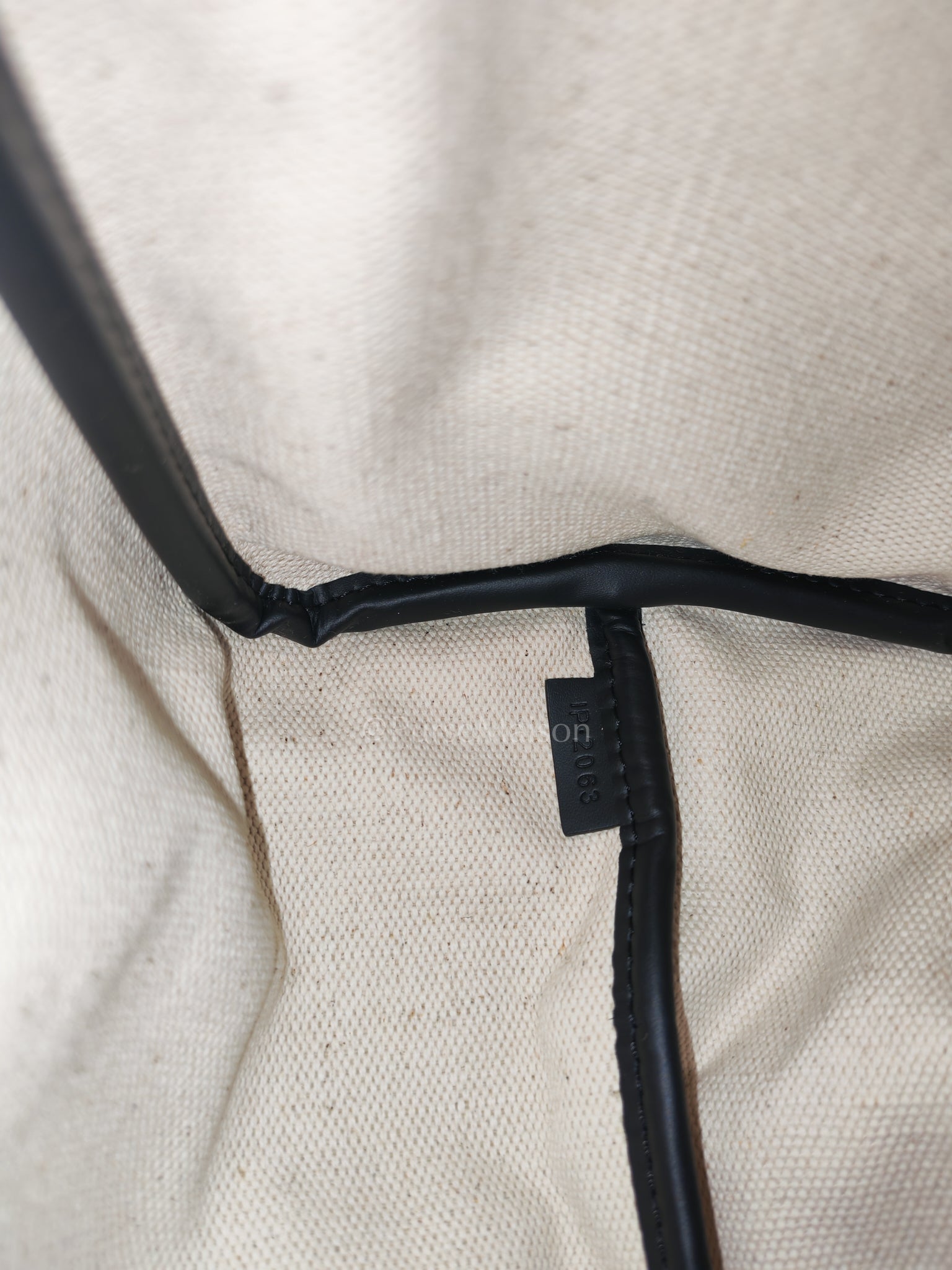 Oh! Ruban Canvas Tote Bag Black | Purse Maison Luxury Bags Shop