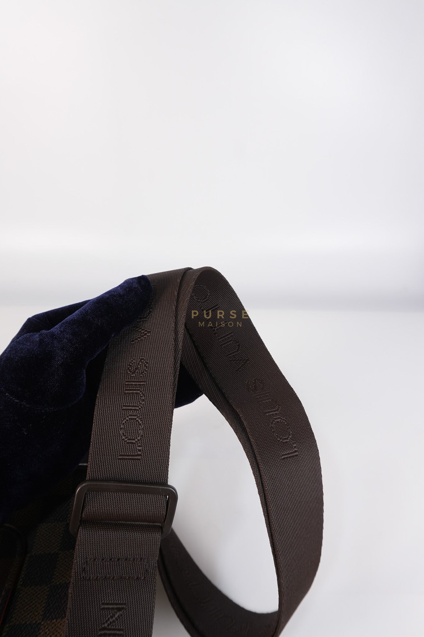 Olav PM Messenger Bag Damier Ebene Canvas | Purse Maison Luxury Bags Shop