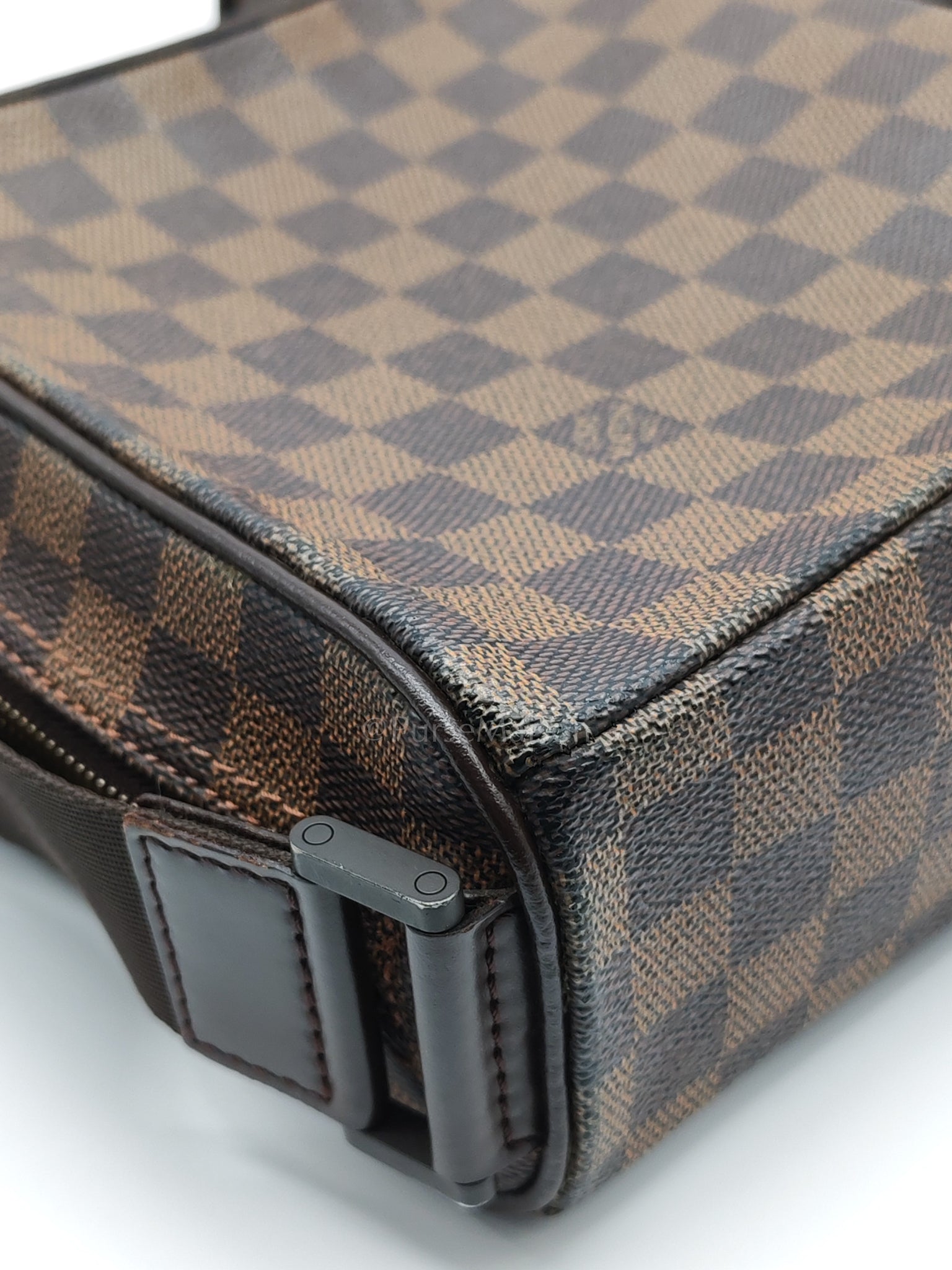Olav Vintage Messenger Bag in Damier Ebene Canvas (Date Code: MI0024) | Purse Maison Luxury Bags Shop