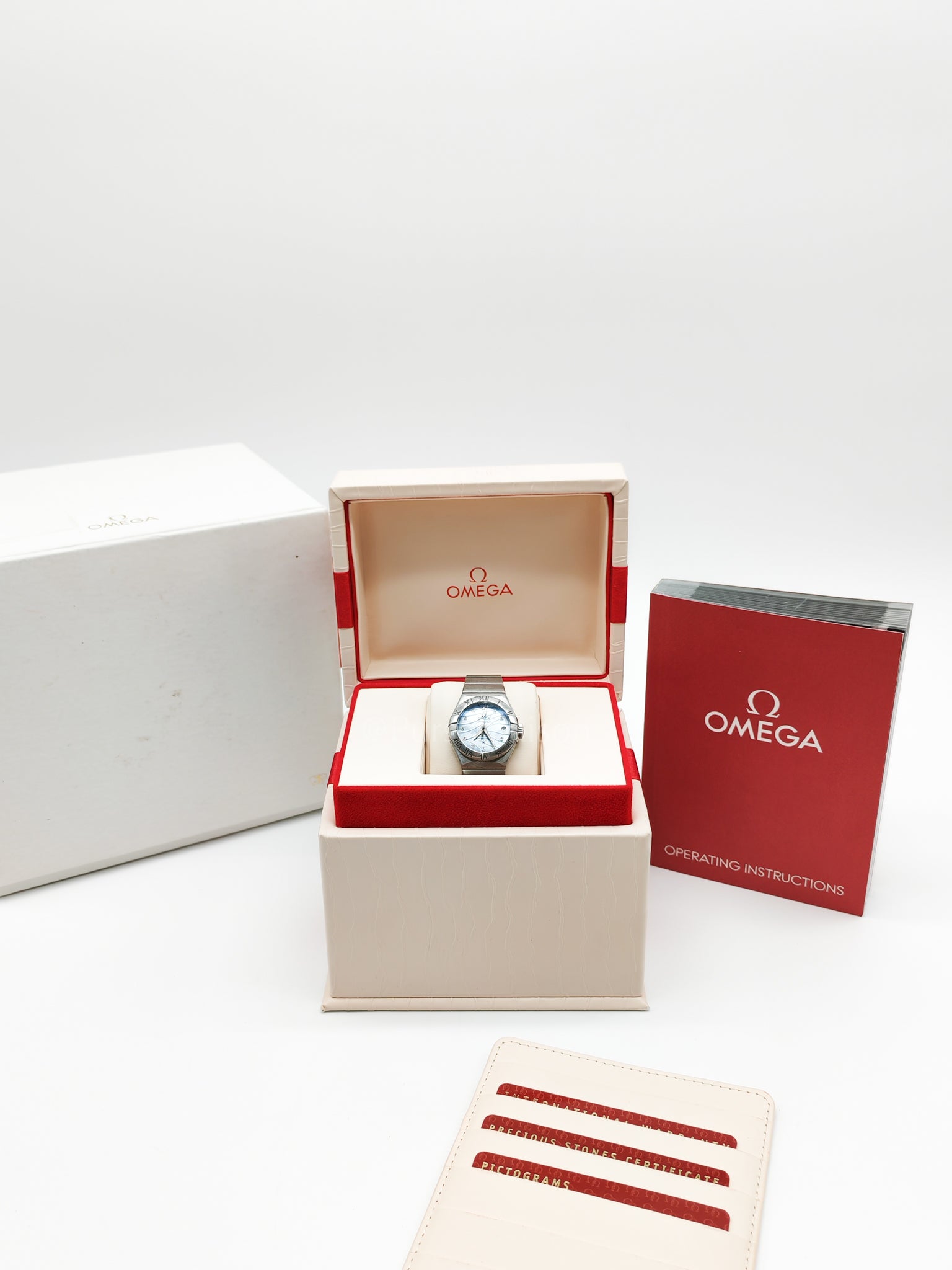 Omega Constellations 27mm Steel on Steel Ladies Watch (Reference Number: 12310272057001) | Purse Maison Luxury Bags Shop