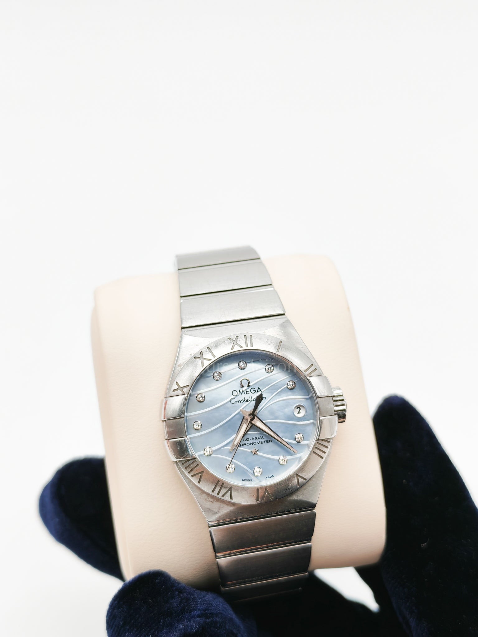 Omega Constellations 27mm Steel on Steel Ladies Watch (Reference Number: 12310272057001) | Purse Maison Luxury Bags Shop
