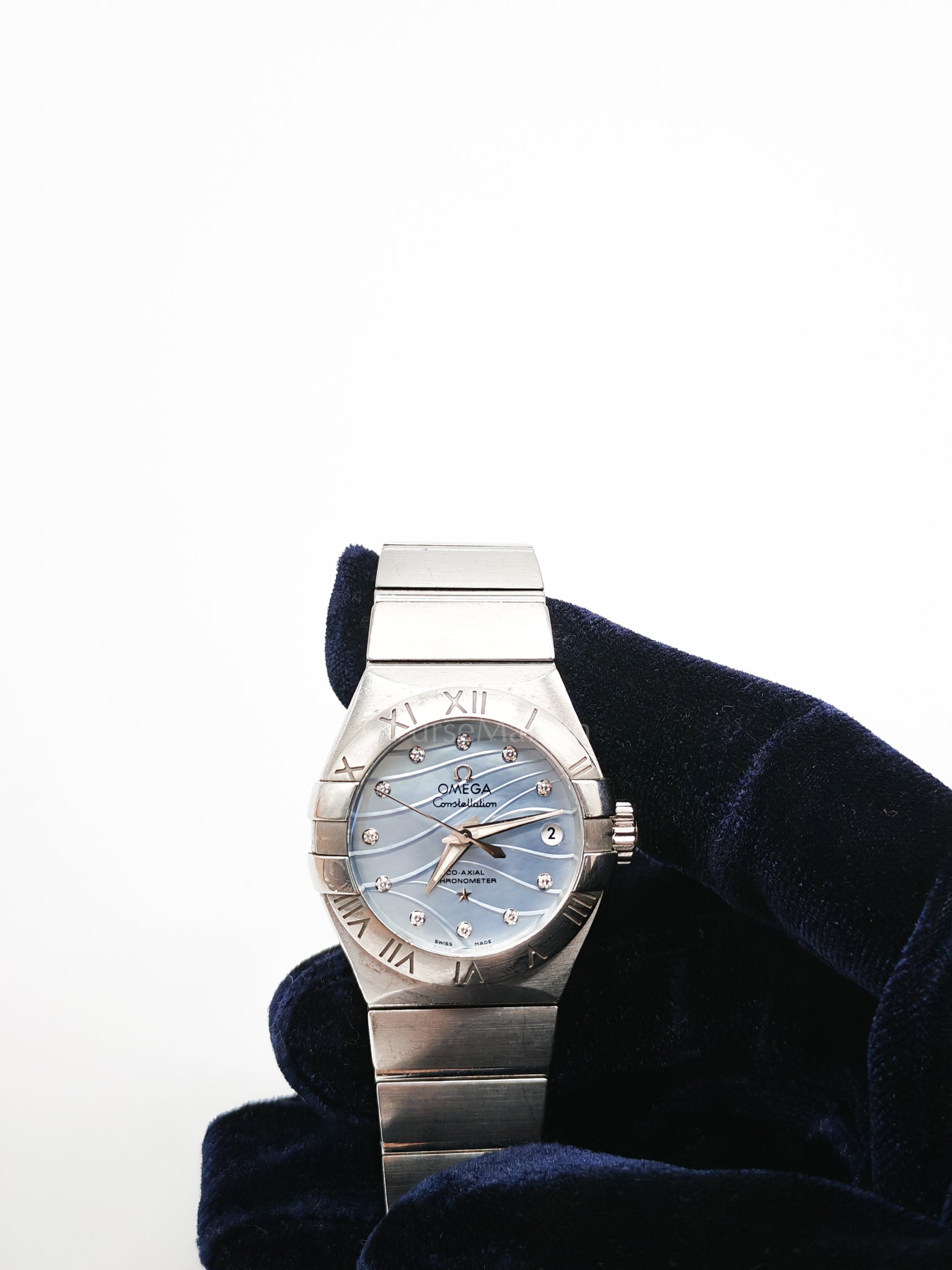 Omega Constellations 27mm Steel on Steel Ladies Watch (Reference Number: 12310272057001) | Purse Maison Luxury Bags Shop