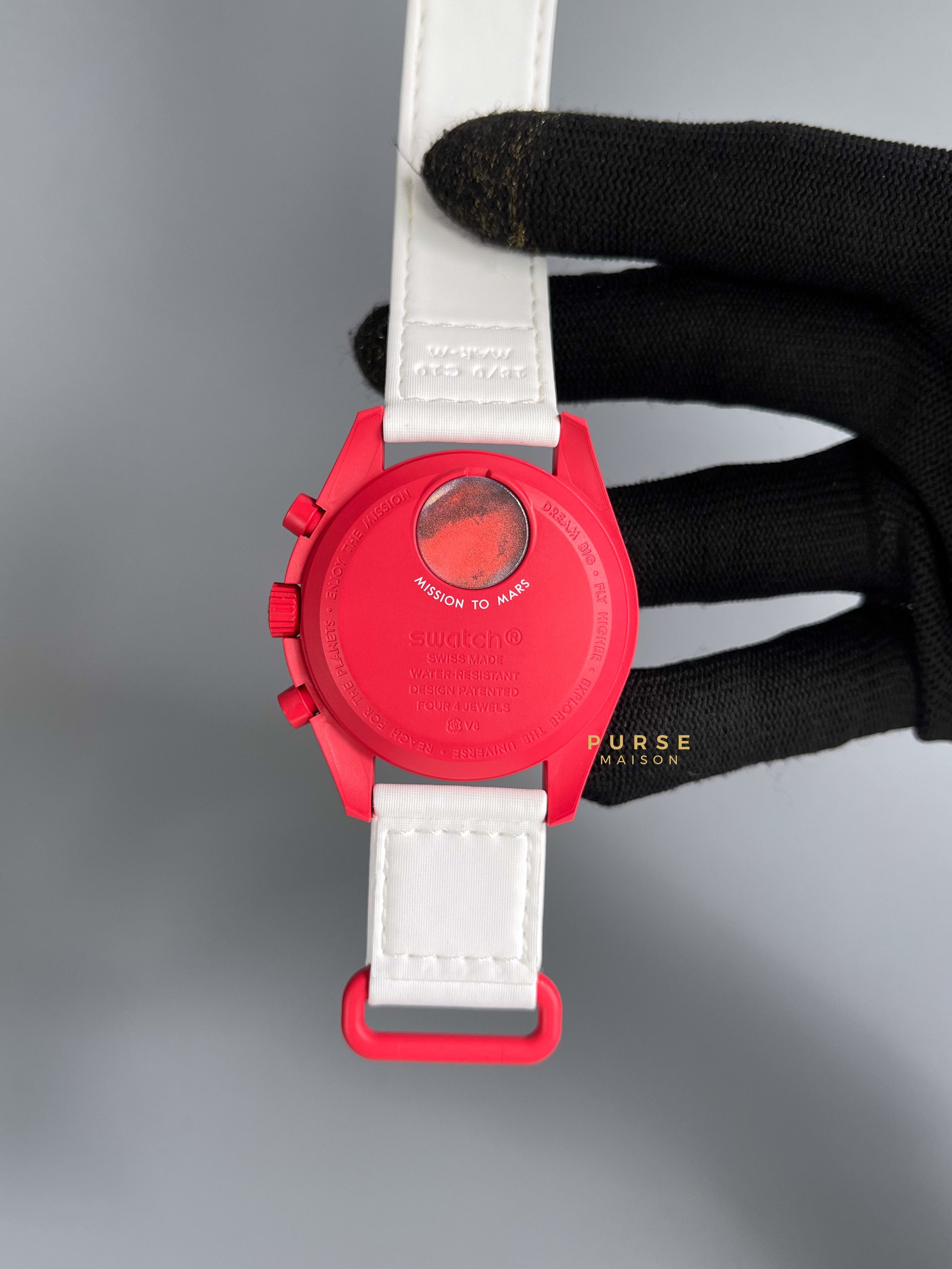 Omega x Swatch Bioceramic MoonSwatch Collection Mission to Mars | Purse Maison Luxury Bags Shop