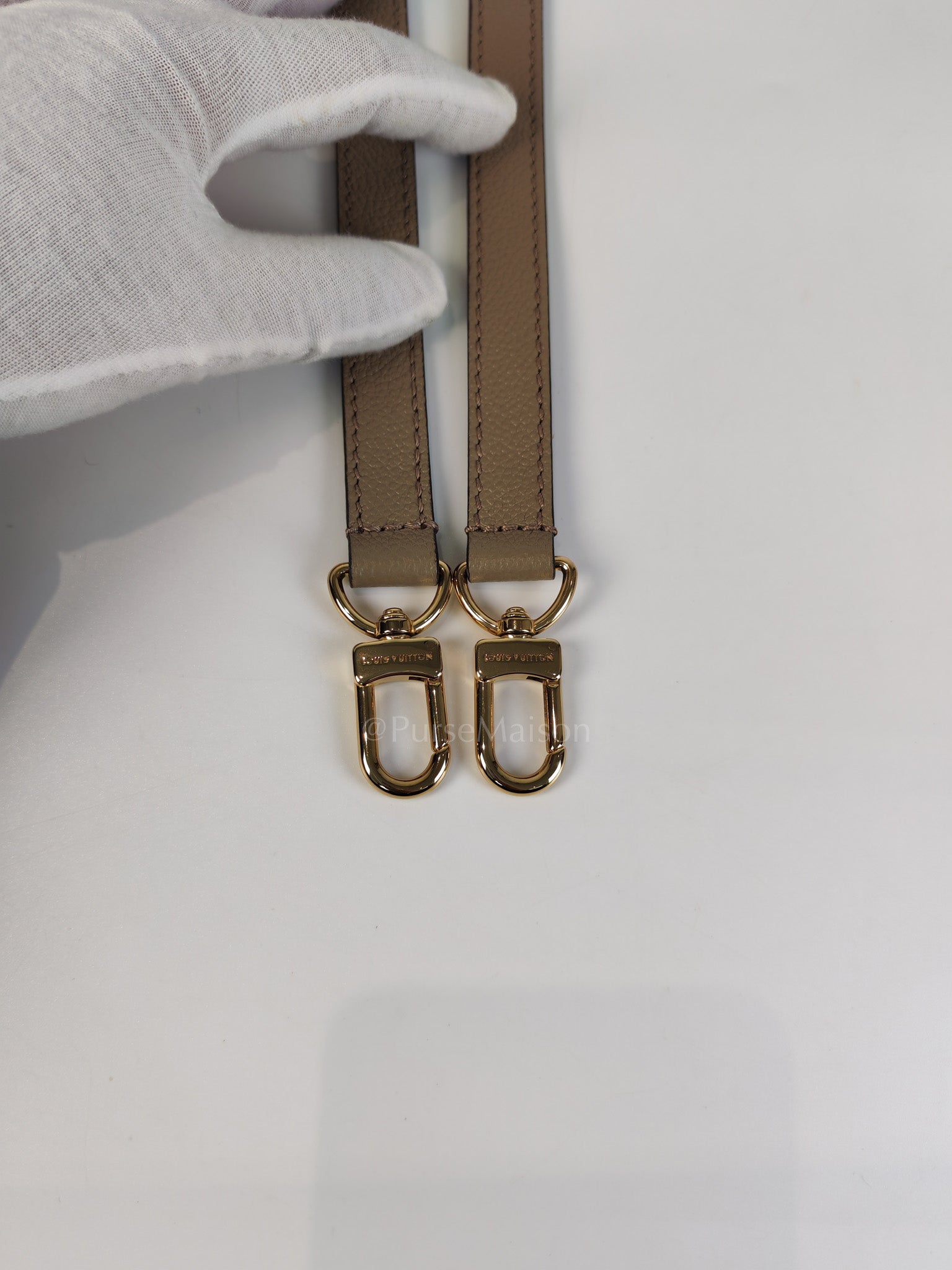 On The Go PM (OTG) in Tourterelle Creme in Monogram Empreinte Leather (Microchip) | Purse Maison Luxury Bags Shop