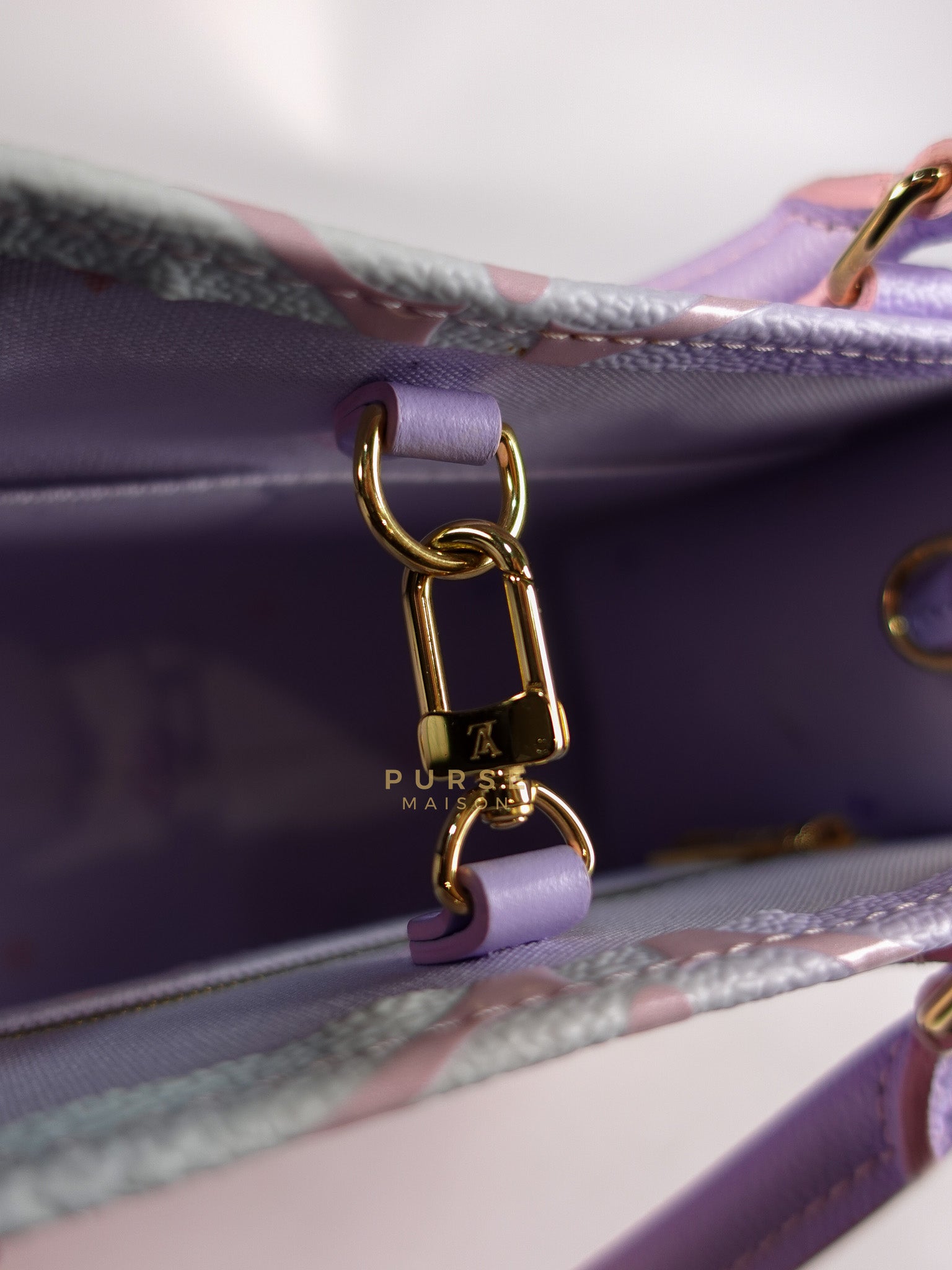 On The Go PM Spring in The City Canvas (Microchip) | Purse Maison Luxury Bags Shop