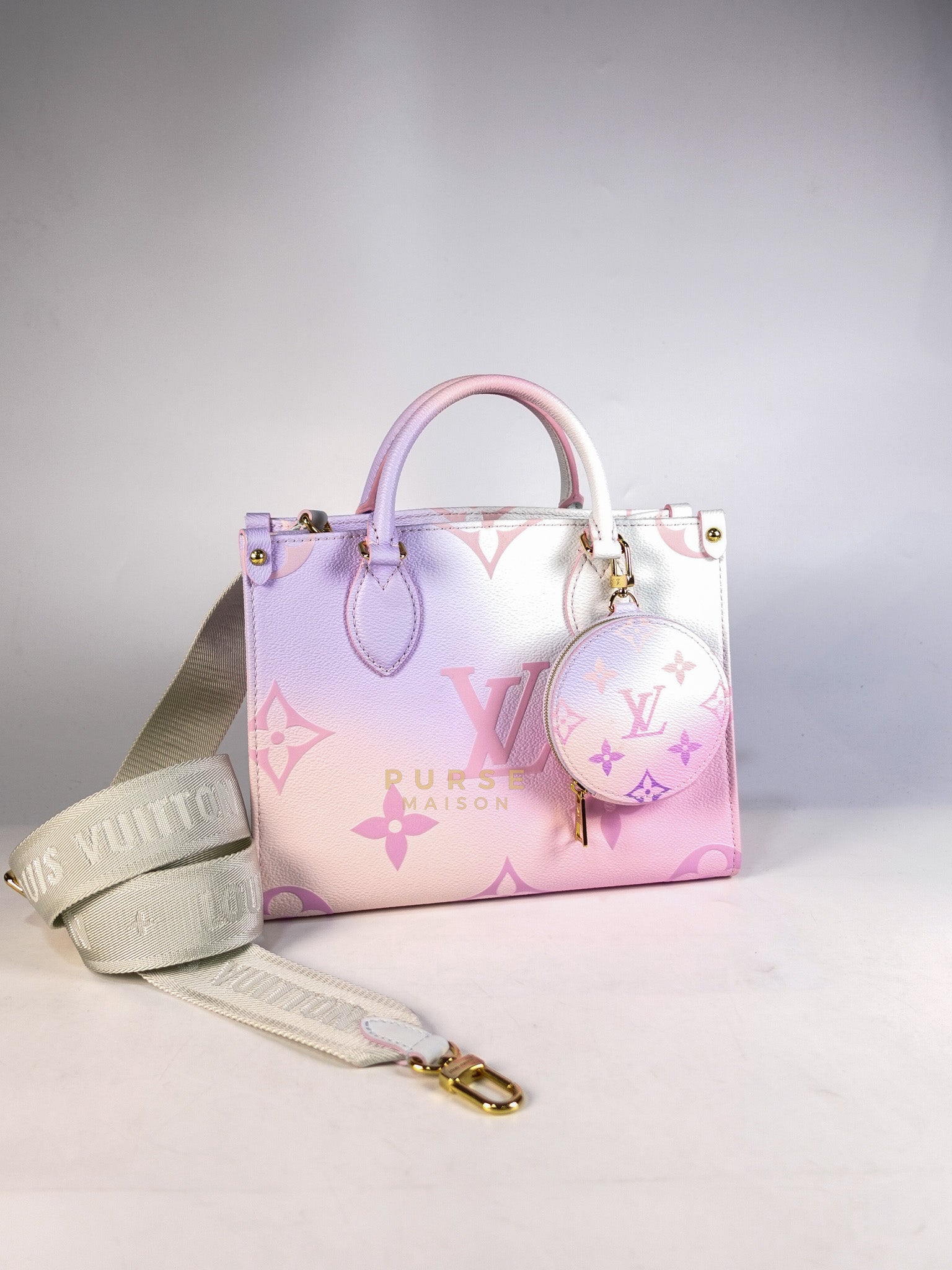 On The Go PM Spring in The City Canvas (Microchip) | Purse Maison Luxury Bags Shop