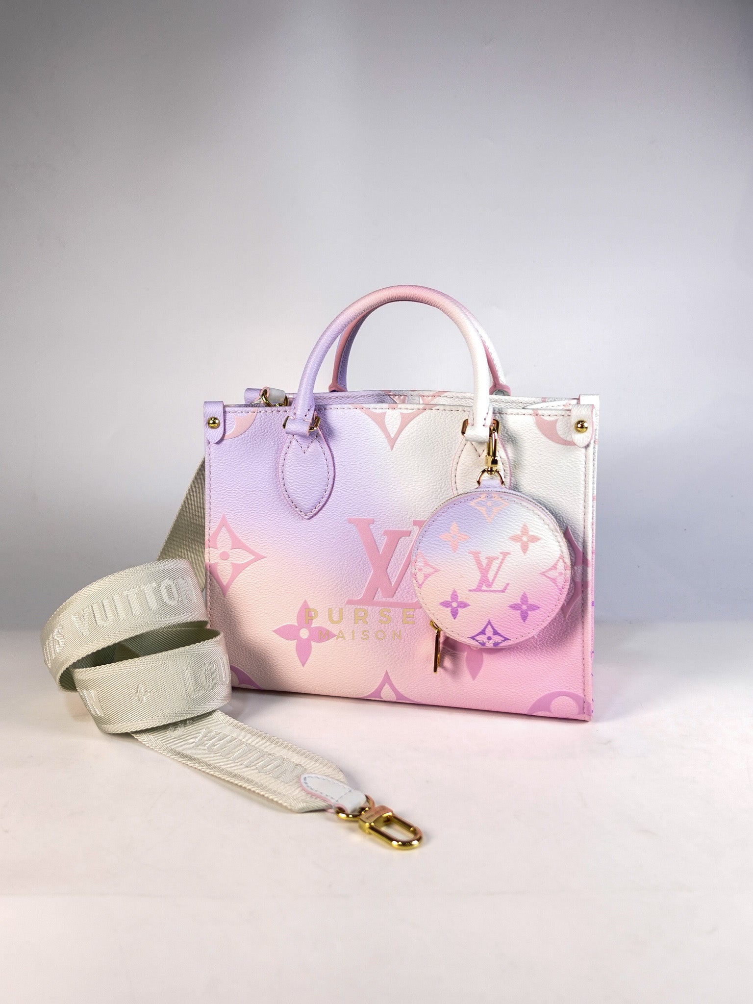 On The Go PM Spring in The City Canvas (Microchip) | Purse Maison Luxury Bags Shop