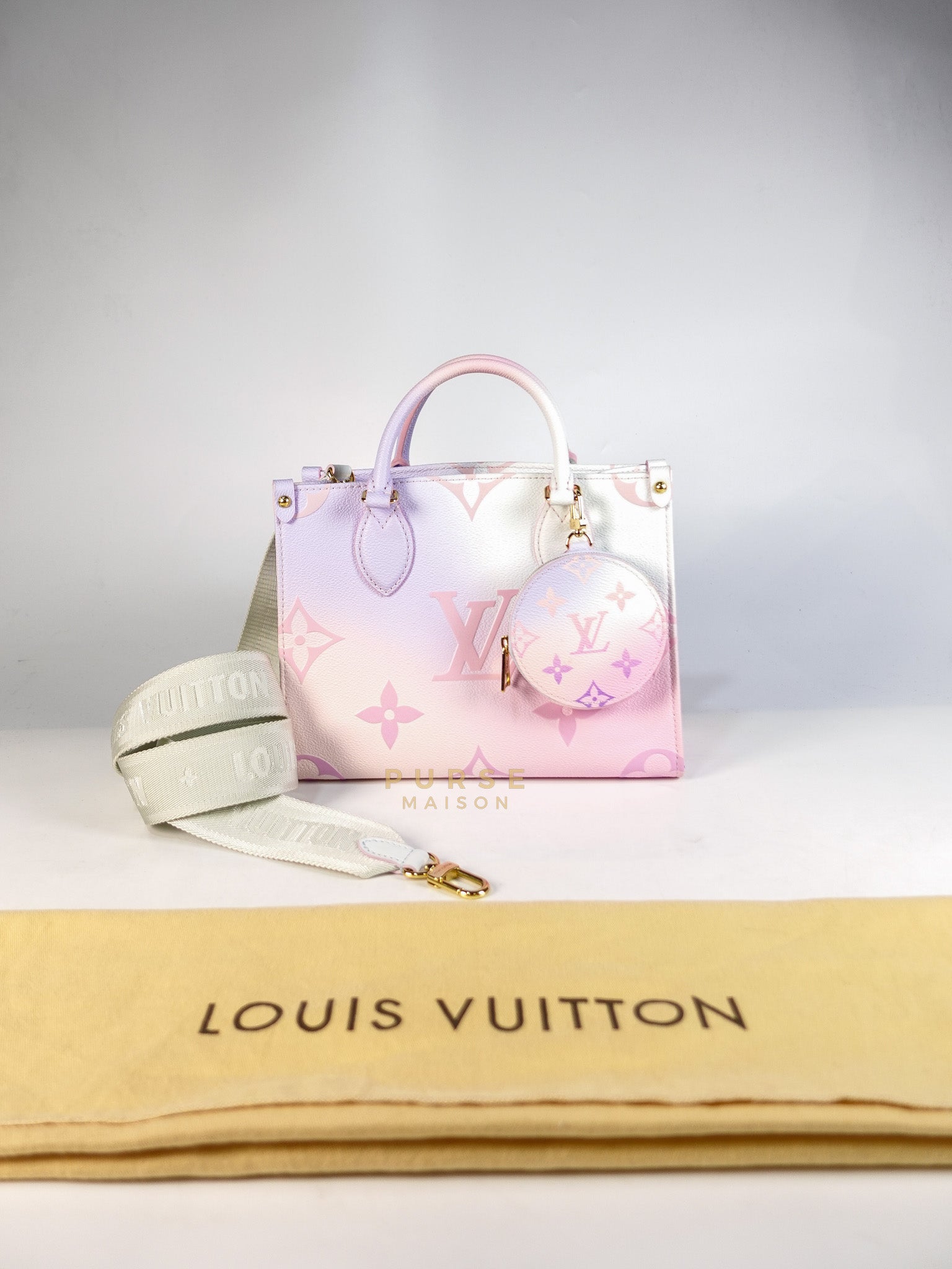 On The Go PM Spring in The City Canvas (Microchip) | Purse Maison Luxury Bags Shop