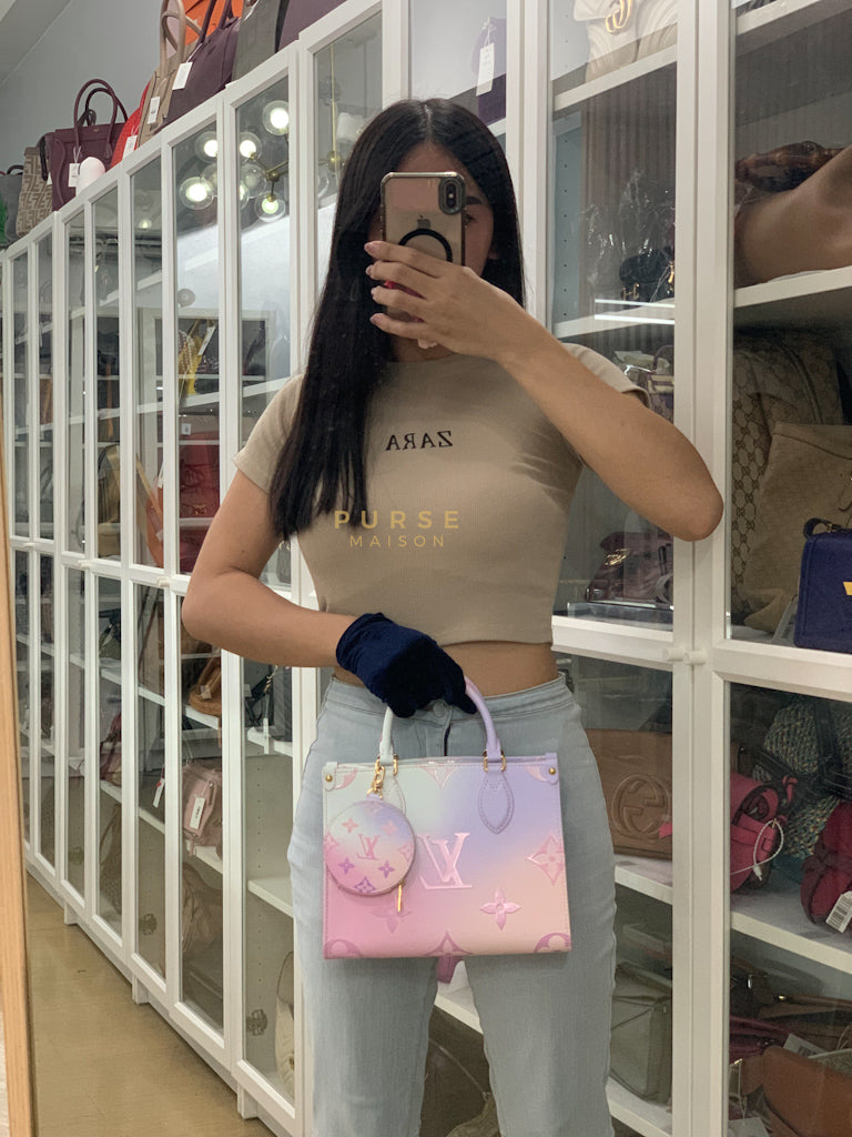 On The Go PM Spring in The City Canvas (Microchip) | Purse Maison Luxury Bags Shop