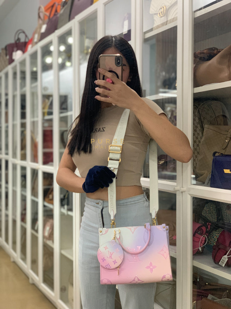 On The Go PM Spring in The City Canvas (Microchip) | Purse Maison Luxury Bags Shop