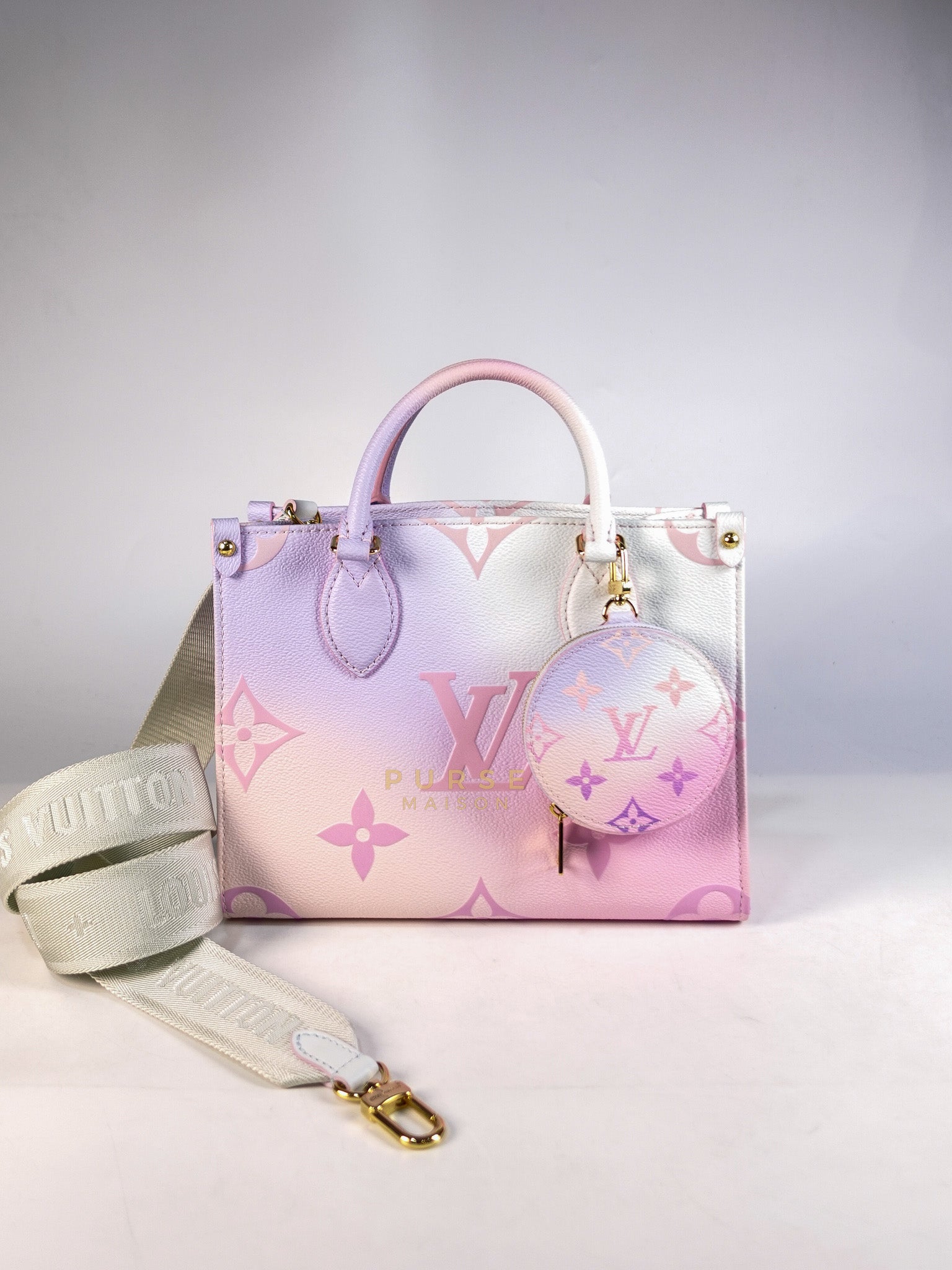 On The Go PM Spring in The City Canvas (Microchip) | Purse Maison Luxury Bags Shop