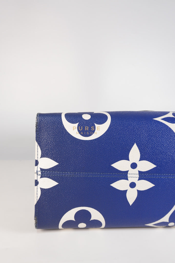 OnTheGo GM Tote Bag Limited Edition in Blue Escale Monogram Giant & Silver Hardware (Date Code: FL026) | Purse Maison Luxury Bags Shop