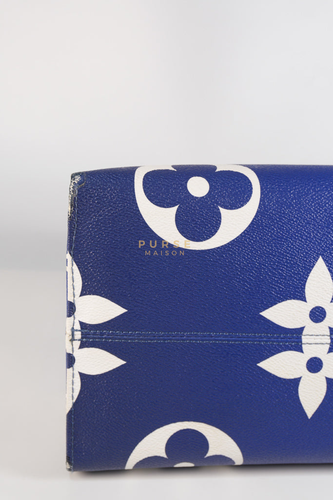 OnTheGo GM Tote Bag Limited Edition in Blue Escale Monogram Giant & Silver Hardware (Date Code: FL026) | Purse Maison Luxury Bags Shop