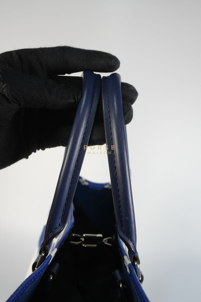 OnTheGo GM Tote Bag Limited Edition in Blue Escale Monogram Giant & Silver Hardware (Date Code: FL026) | Purse Maison Luxury Bags Shop