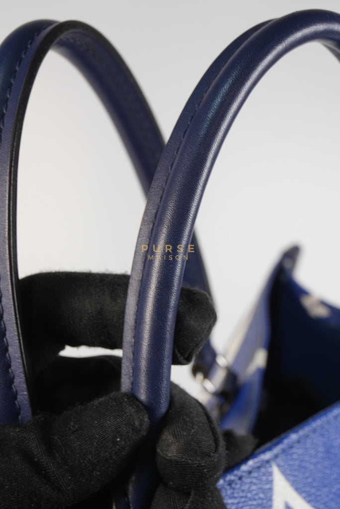 OnTheGo GM Tote Bag Limited Edition in Blue Escale Monogram Giant & Silver Hardware (Date Code: FL026) | Purse Maison Luxury Bags Shop