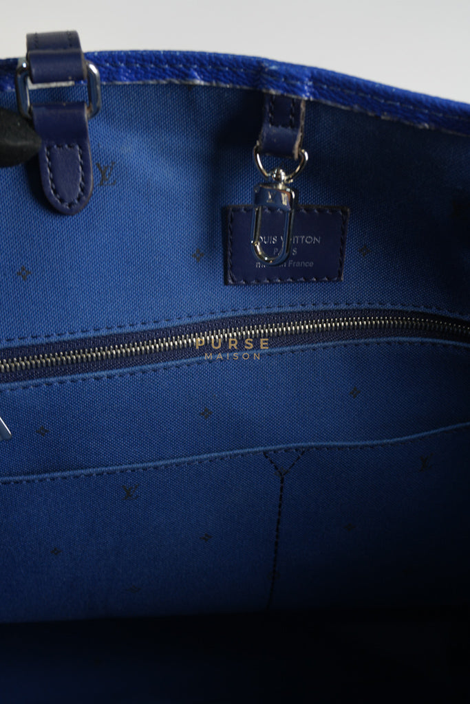 OnTheGo GM Tote Bag Limited Edition in Blue Escale Monogram Giant & Silver Hardware (Date Code: FL026) | Purse Maison Luxury Bags Shop