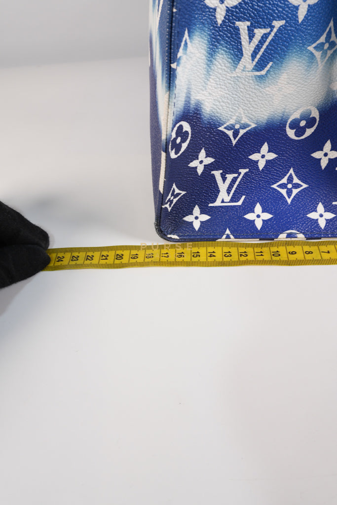 OnTheGo GM Tote Bag Limited Edition in Blue Escale Monogram Giant & Silver Hardware (Date Code: FL026) | Purse Maison Luxury Bags Shop