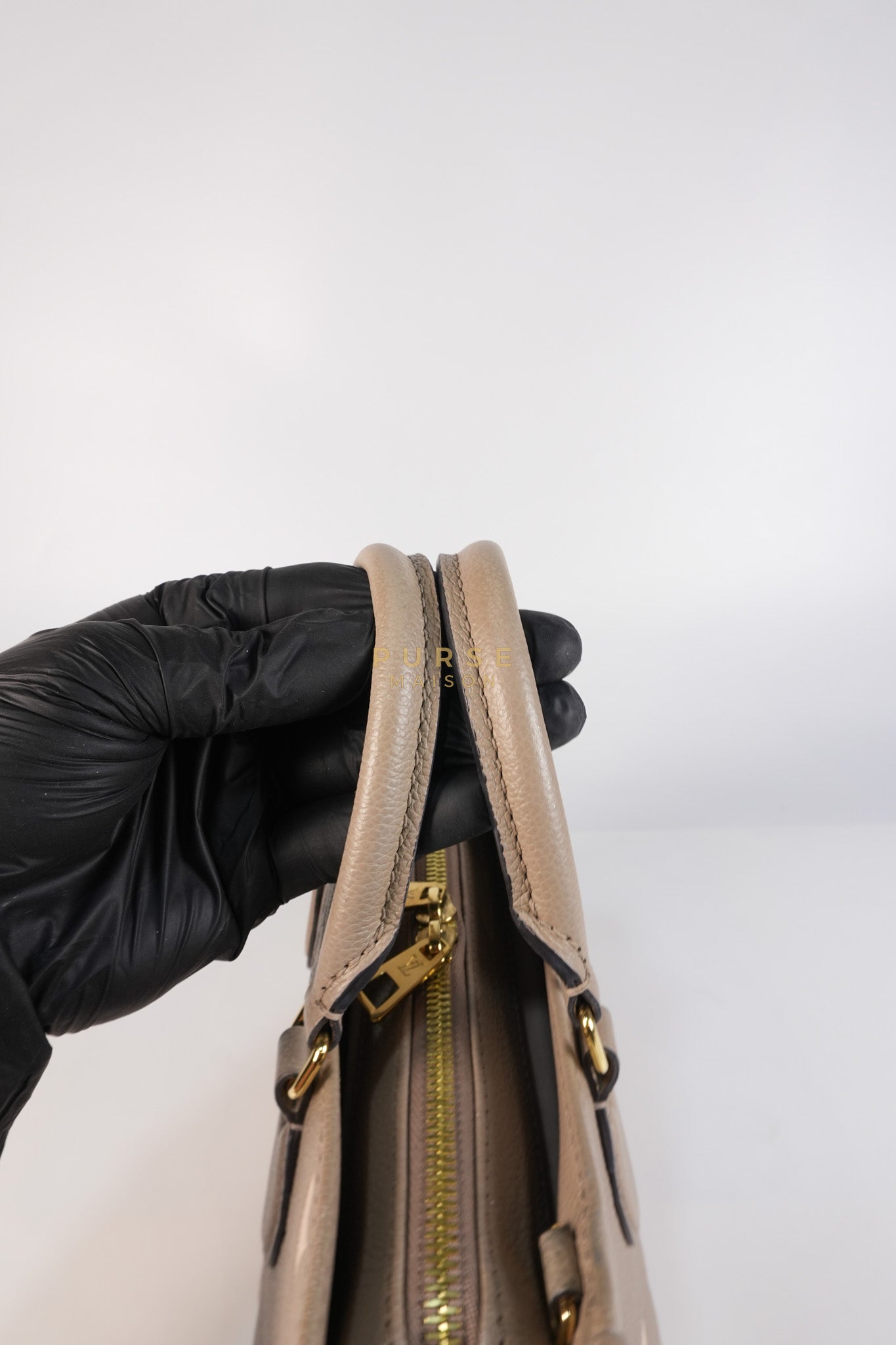 OnTheGo (OTG) East West Bi-color Empriente Leather (Microchip) | Purse Maison Luxury Bags Shop