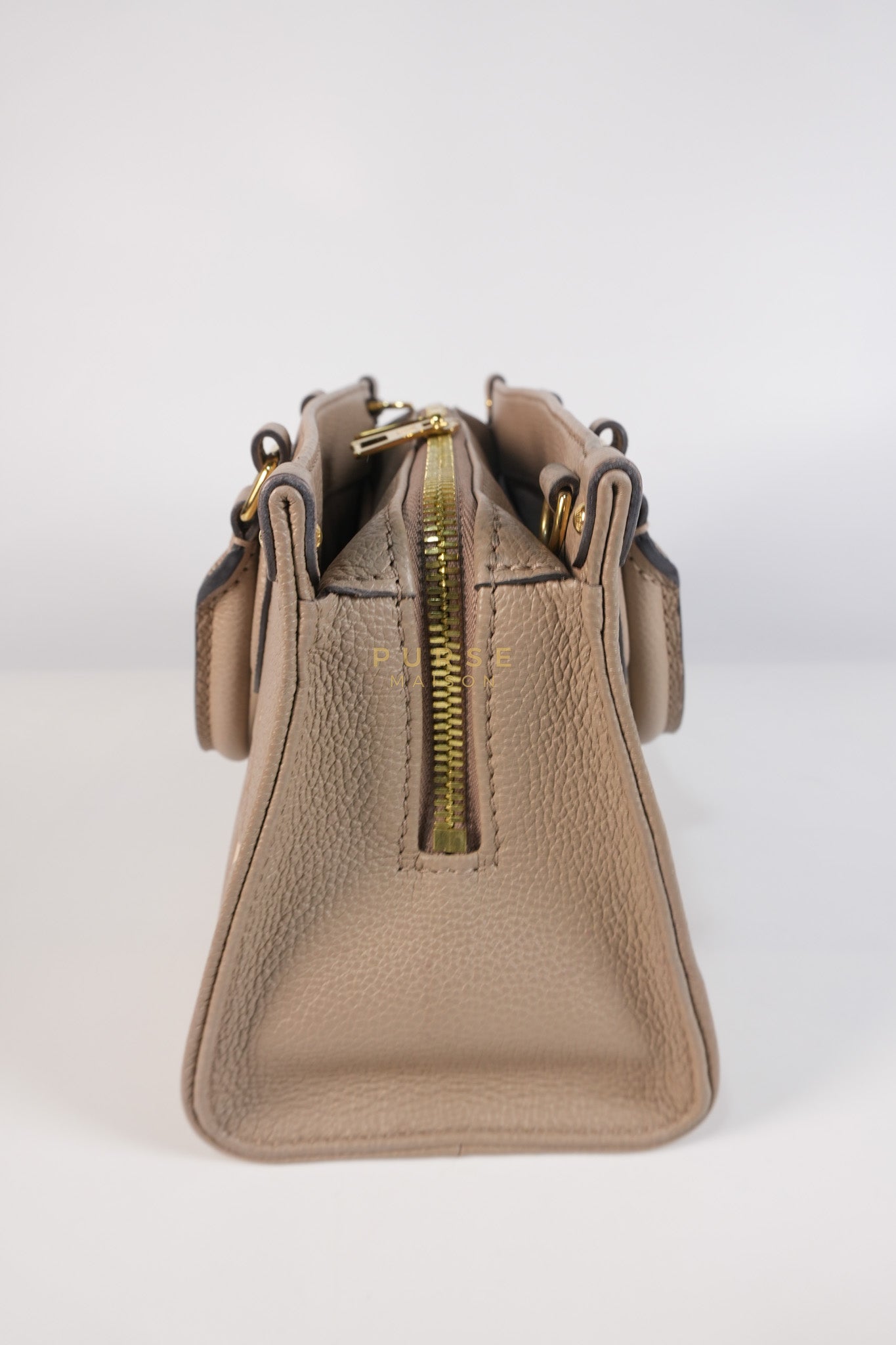 OnTheGo (OTG) East West Bi-color Empriente Leather (Microchip) | Purse Maison Luxury Bags Shop