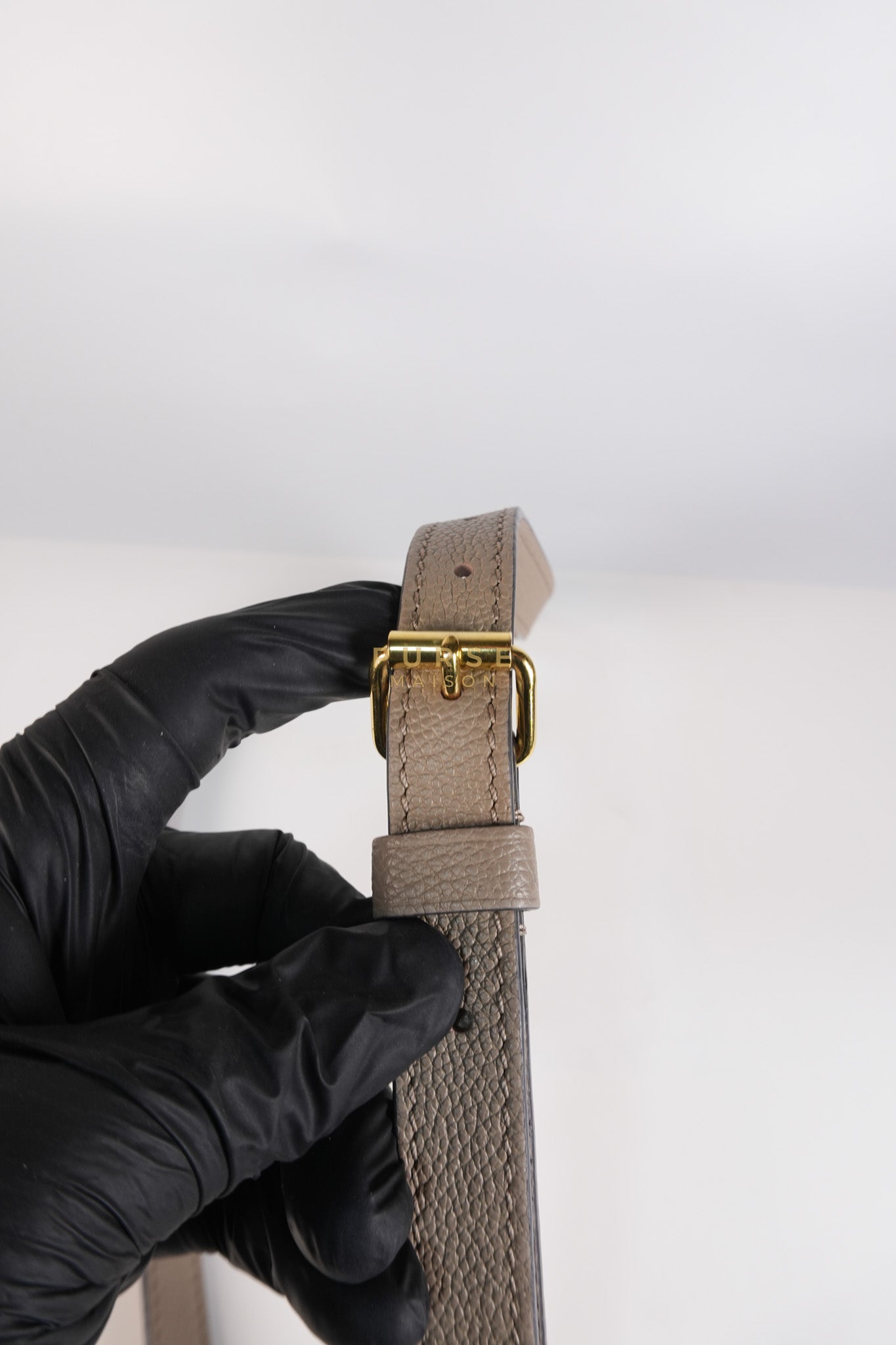 OnTheGo (OTG) East West Bi-color Empriente Leather (Microchip) | Purse Maison Luxury Bags Shop