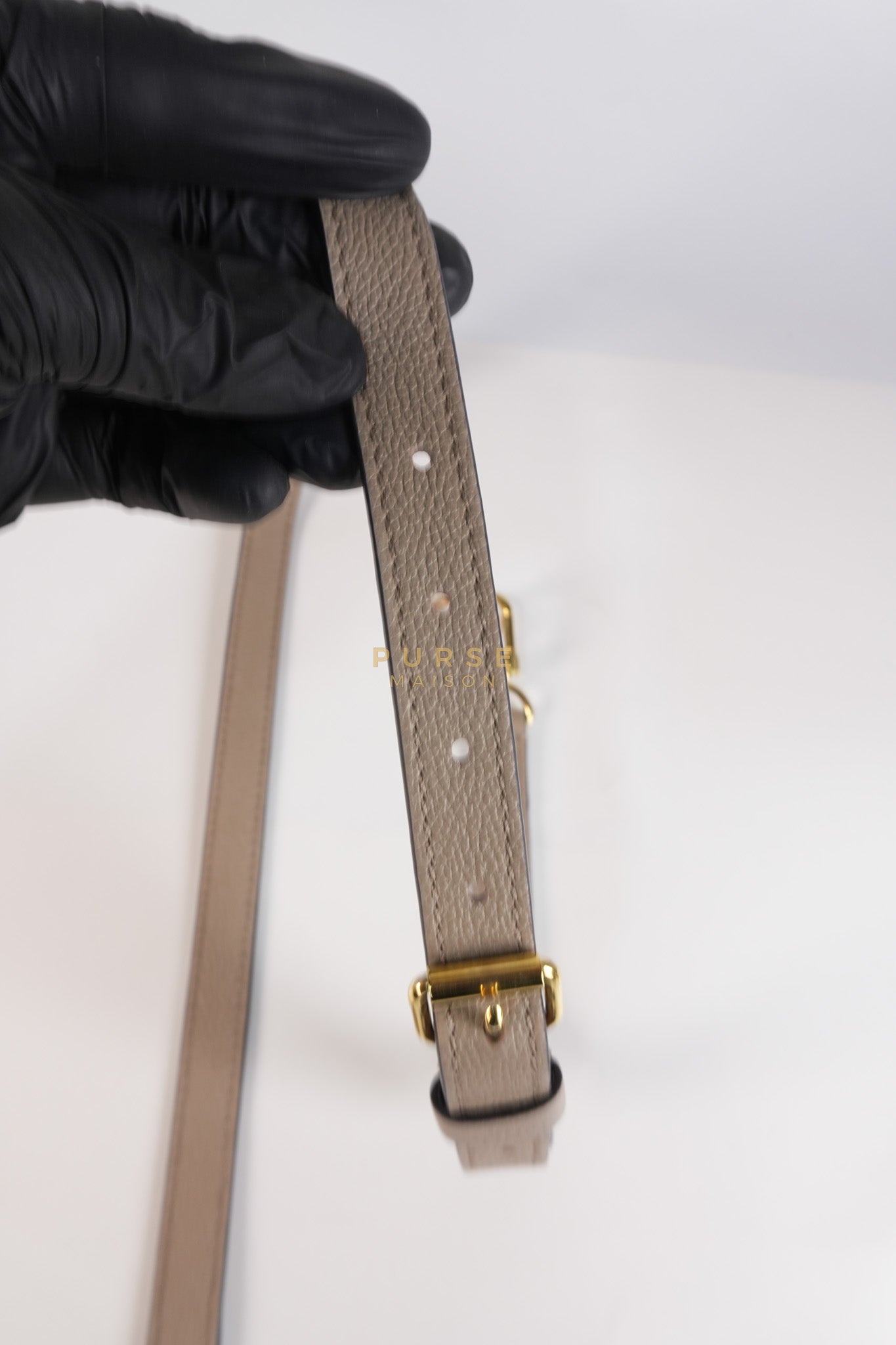 OnTheGo (OTG) East West Bi-color Empriente Leather (Microchip) | Purse Maison Luxury Bags Shop