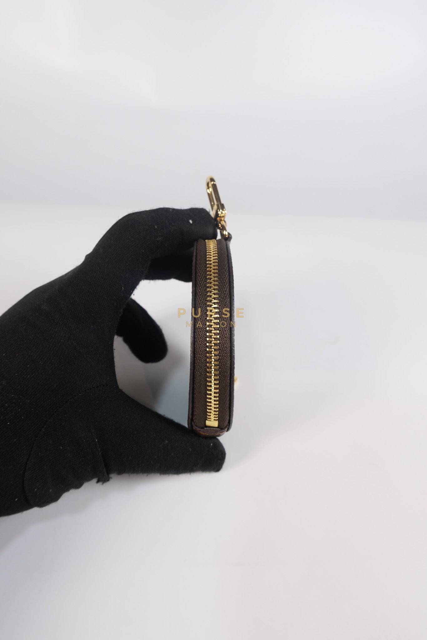 OnTheGo (OTG) East West in Reverse Monogram Canvas & Gold Hardware Microchip | Purse Maison Luxury Bags Shop