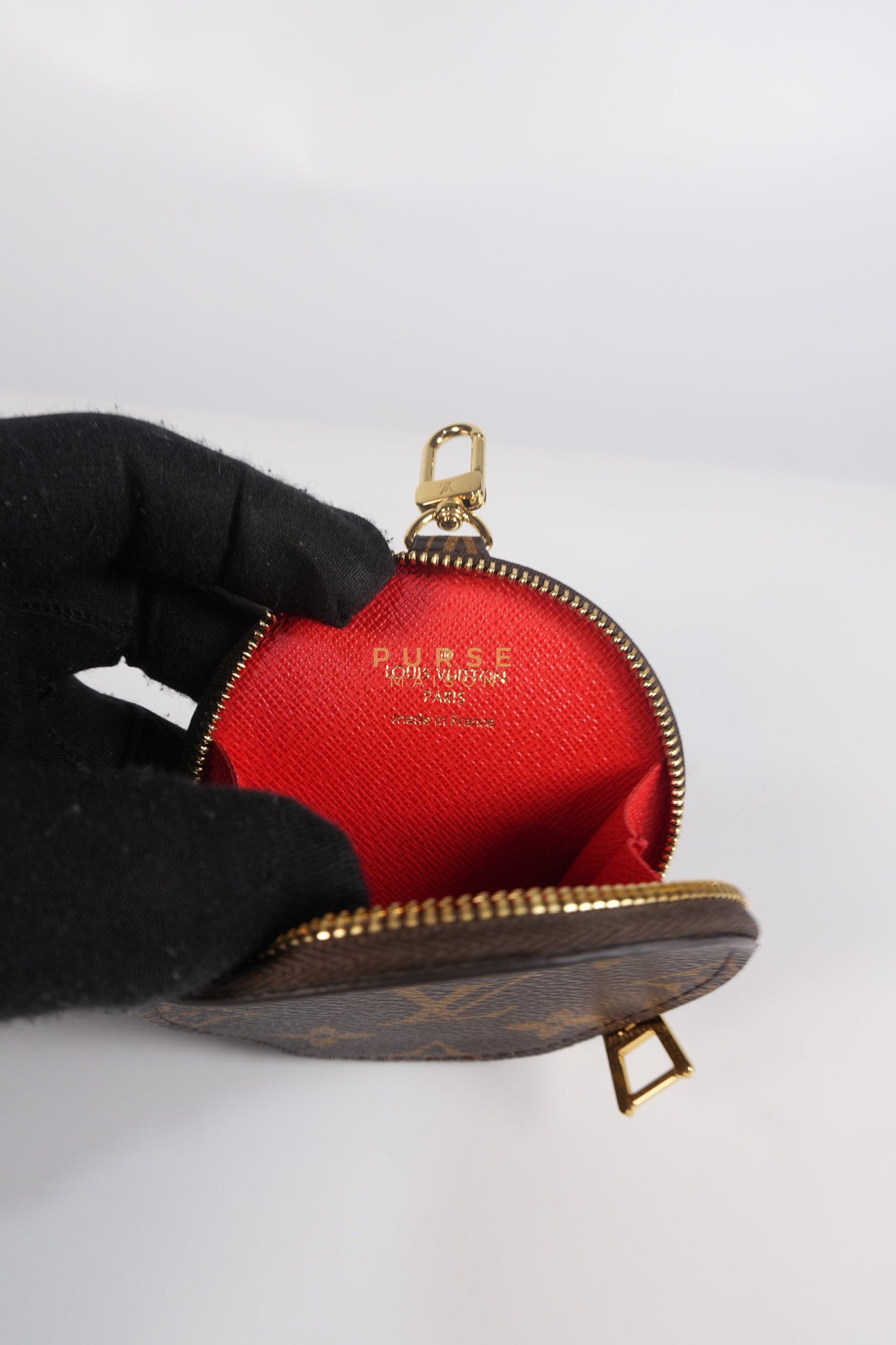 OnTheGo (OTG) East West in Reverse Monogram Canvas & Gold Hardware Microchip | Purse Maison Luxury Bags Shop