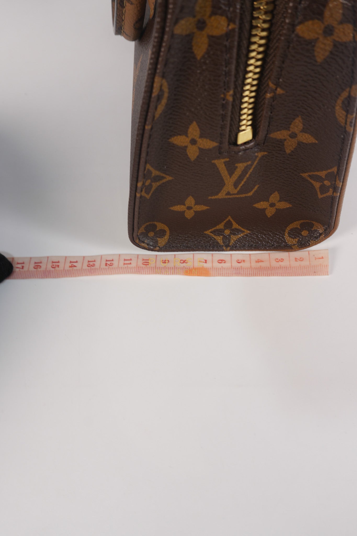 OnTheGo (OTG) East West in Reverse Monogram Canvas & Gold Hardware Microchip | Purse Maison Luxury Bags Shop