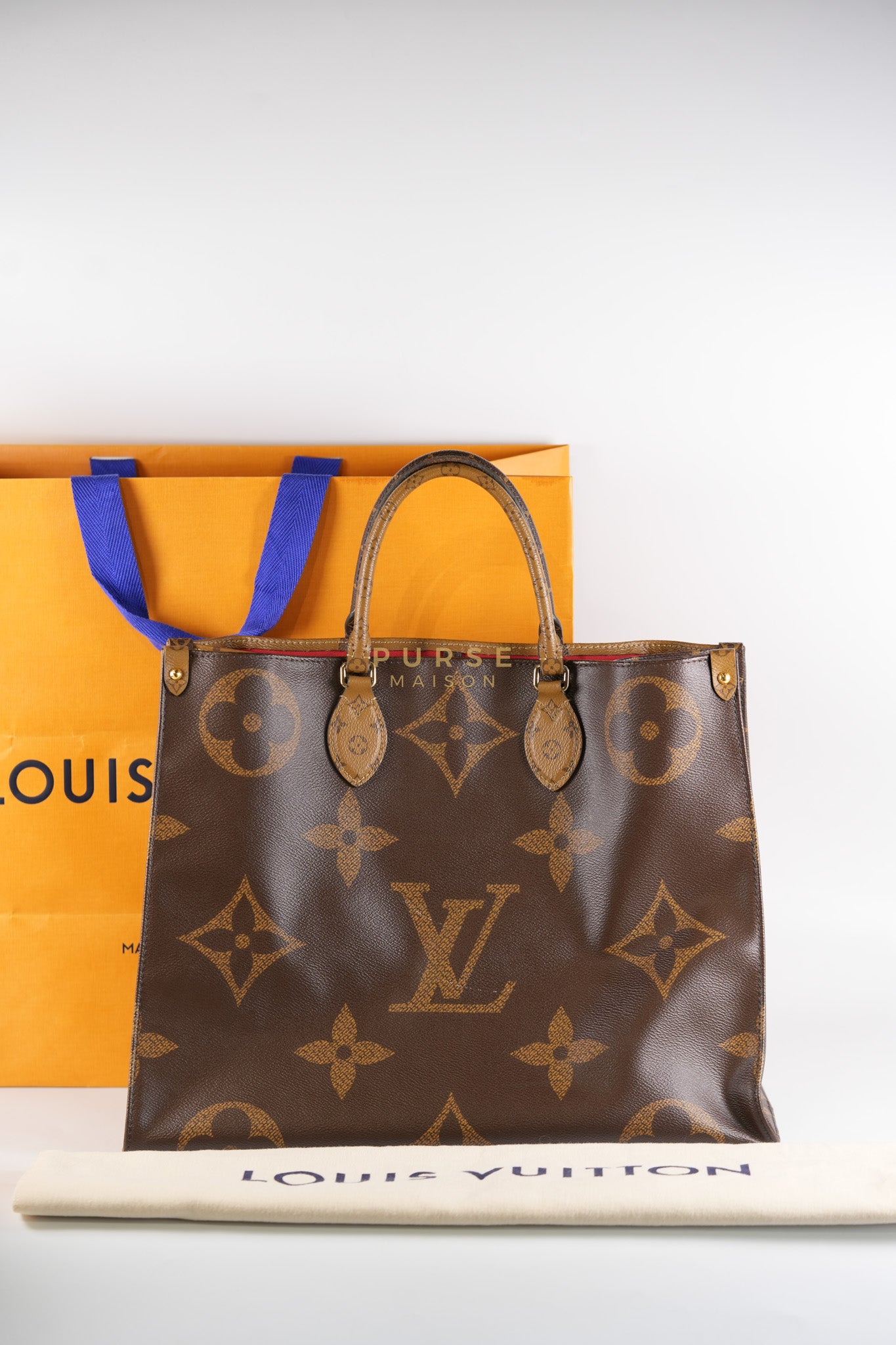 OnTheGo (OTG) GM in Reverse Monogram Canvas (Date Code: NZ3119) | Purse Maison Luxury Bags Shop