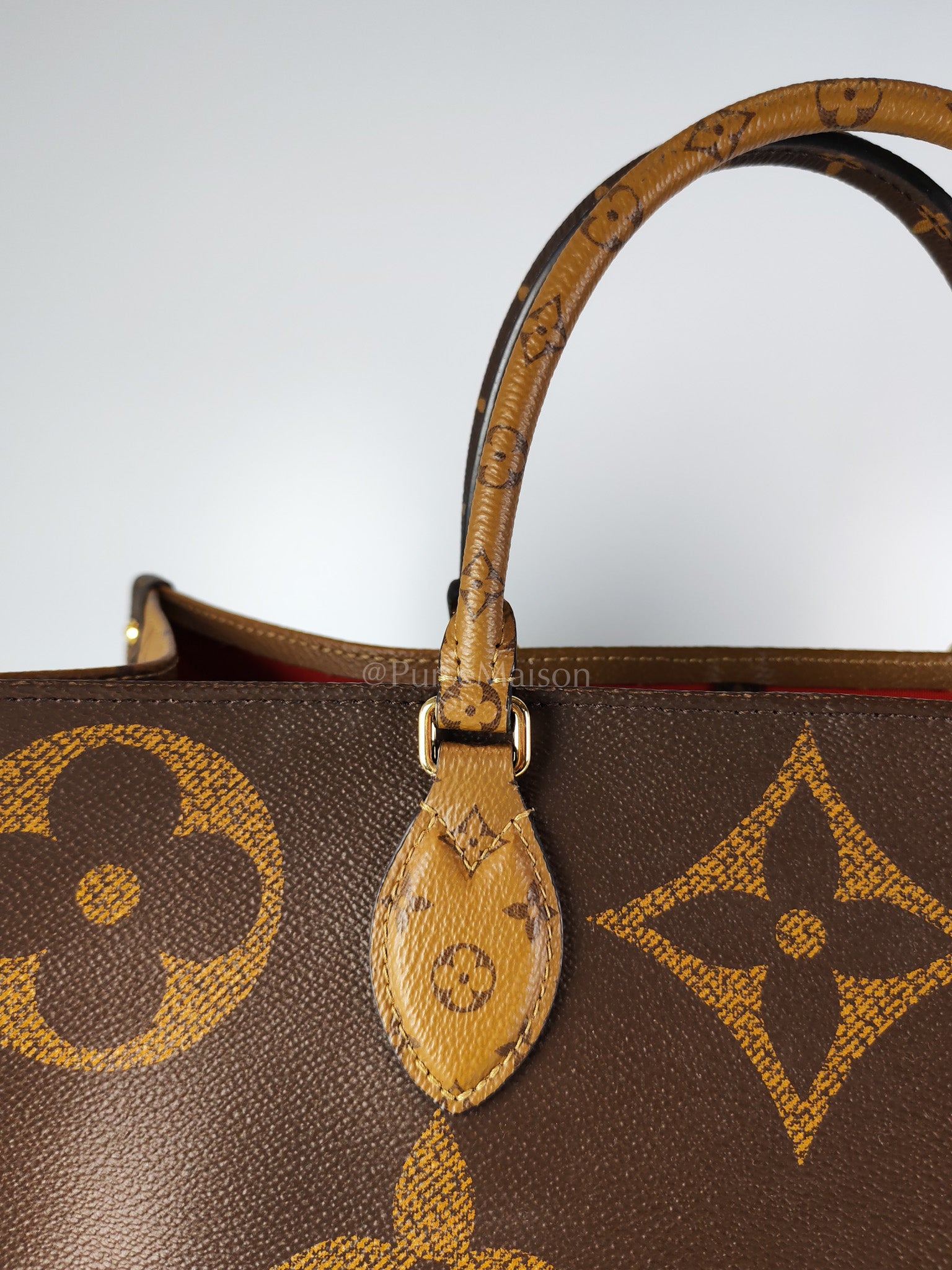 OnTheGo (OTG) GM In Reverse Monogram Canvas Tote Bag (Date Code: NZ3169) | Purse Maison Luxury Bags Shop