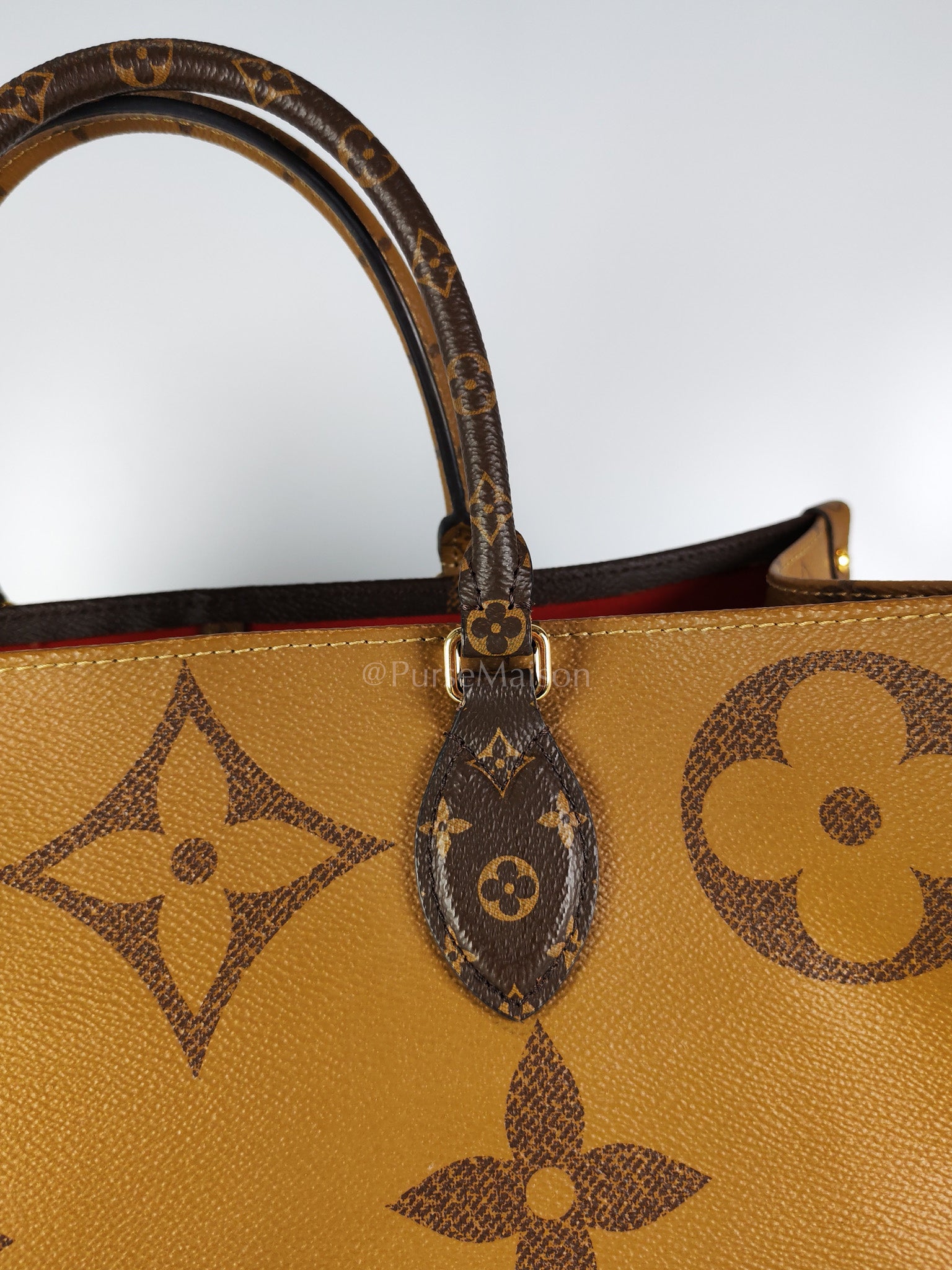 OnTheGo (OTG) GM In Reverse Monogram Canvas Tote Bag (Date Code: NZ3169) | Purse Maison Luxury Bags Shop