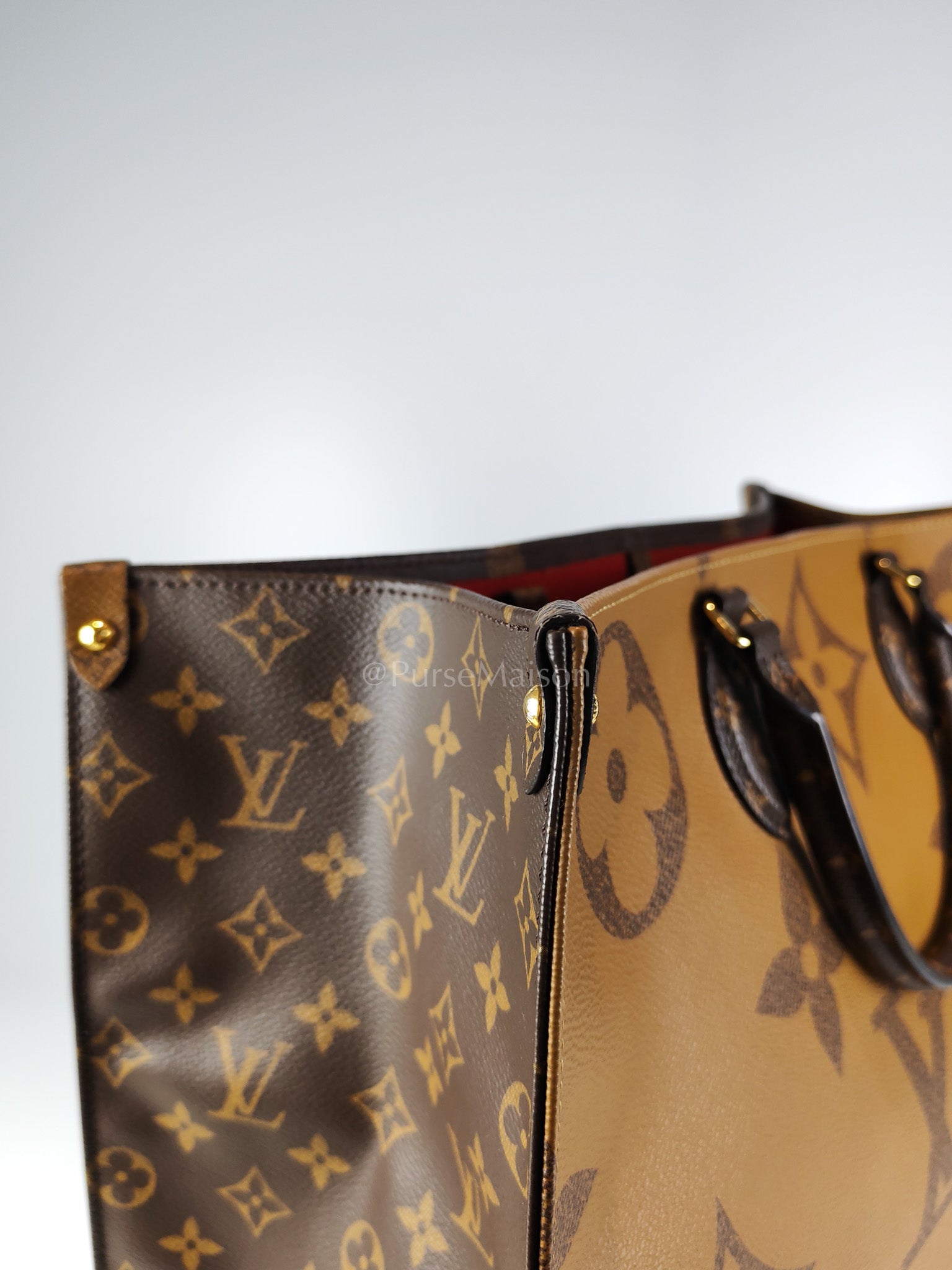 OnTheGo (OTG) GM In Reverse Monogram Canvas Tote Bag (Date Code: NZ3169) | Purse Maison Luxury Bags Shop