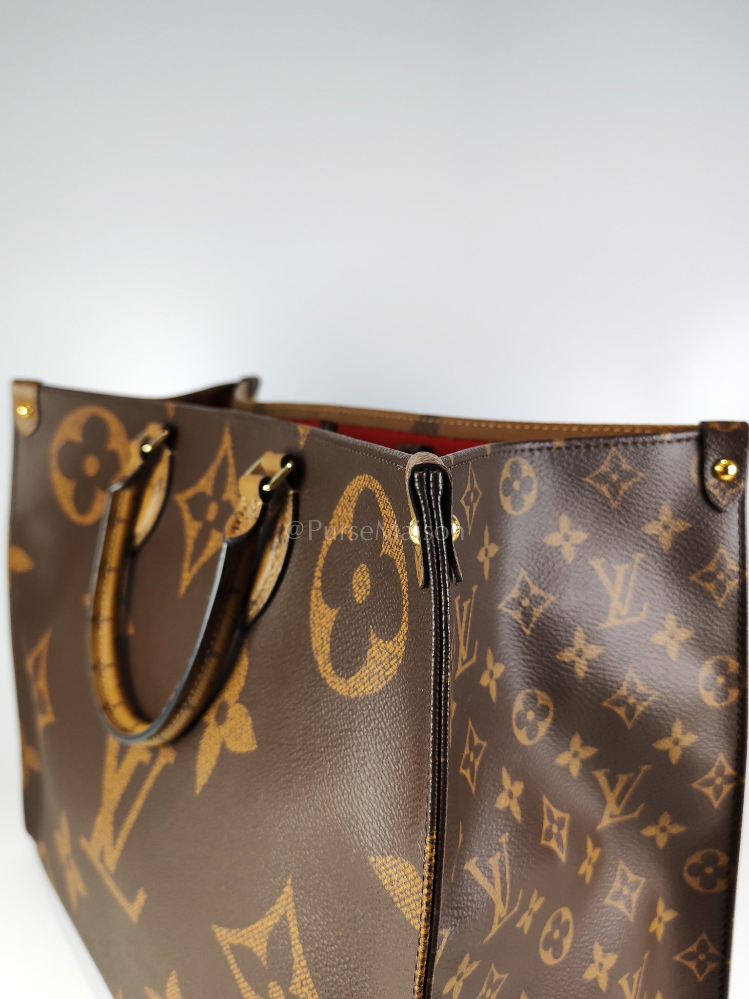 OnTheGo (OTG) GM In Reverse Monogram Canvas Tote Bag (Date Code: NZ3169) | Purse Maison Luxury Bags Shop