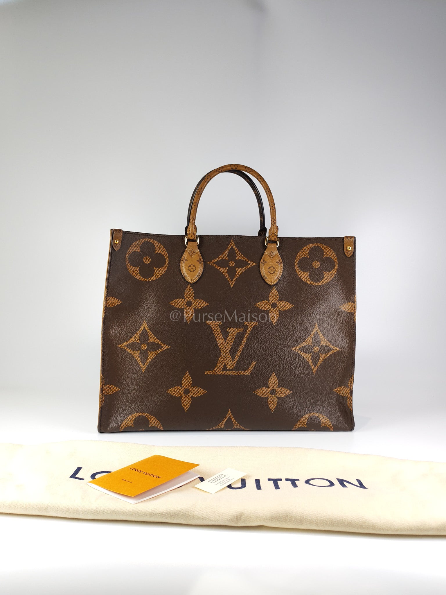OnTheGo (OTG) GM In Reverse Monogram Canvas Tote Bag (Date Code: NZ3169) | Purse Maison Luxury Bags Shop