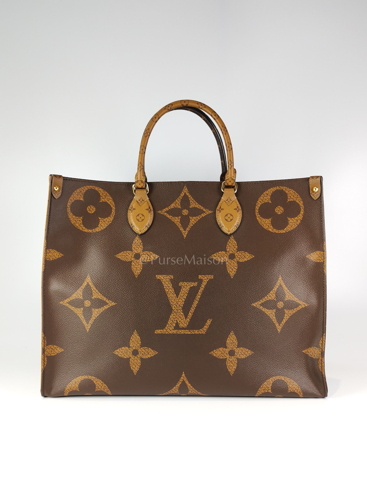 OnTheGo (OTG) GM In Reverse Monogram Canvas Tote Bag (Date Code: NZ3169) | Purse Maison Luxury Bags Shop