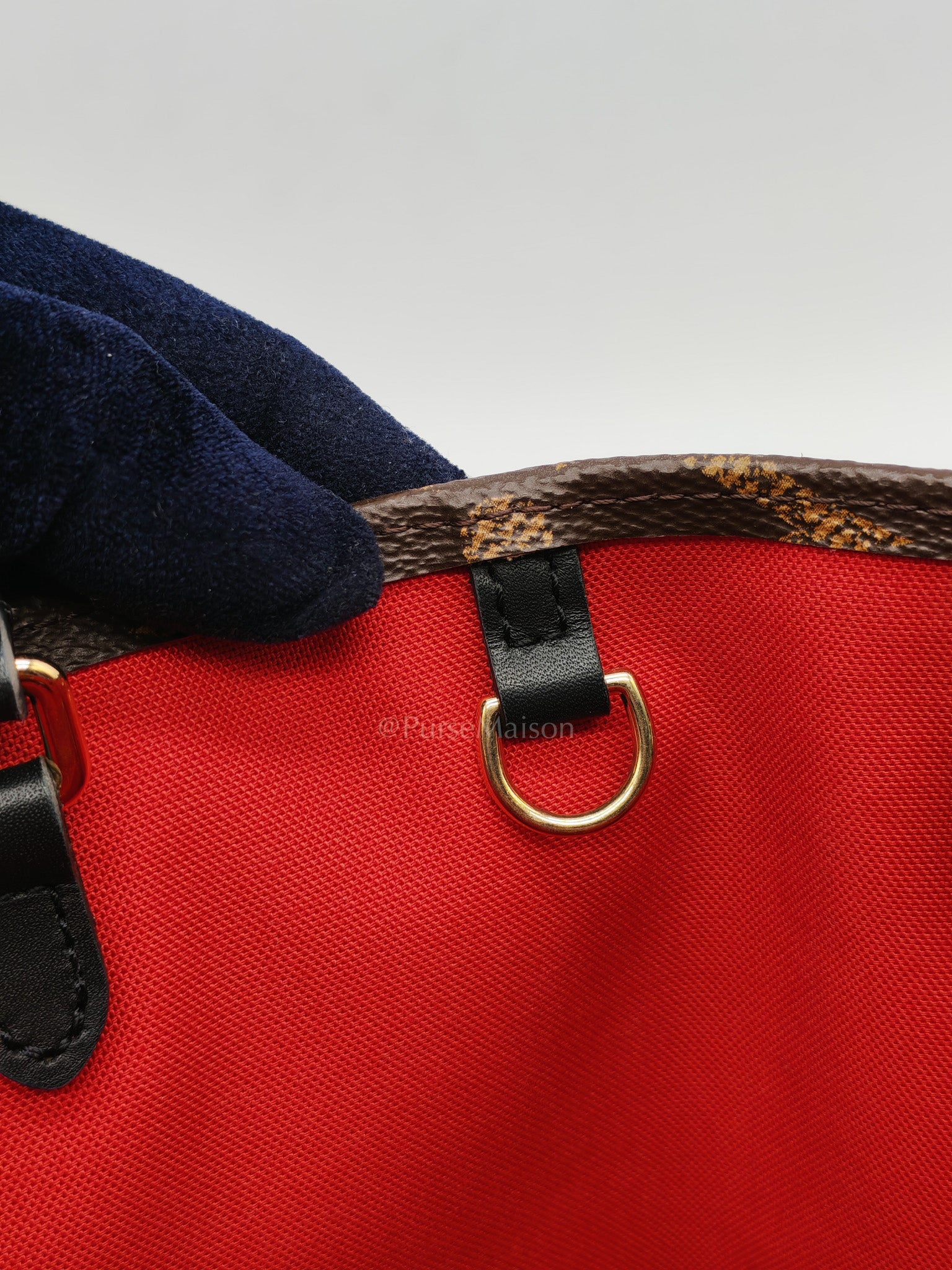OnTheGo (OTG) MM in Reverse Monogram Canvas & Gold Hardware (Datecode: FL4200) | Purse Maison Luxury Bags Shop