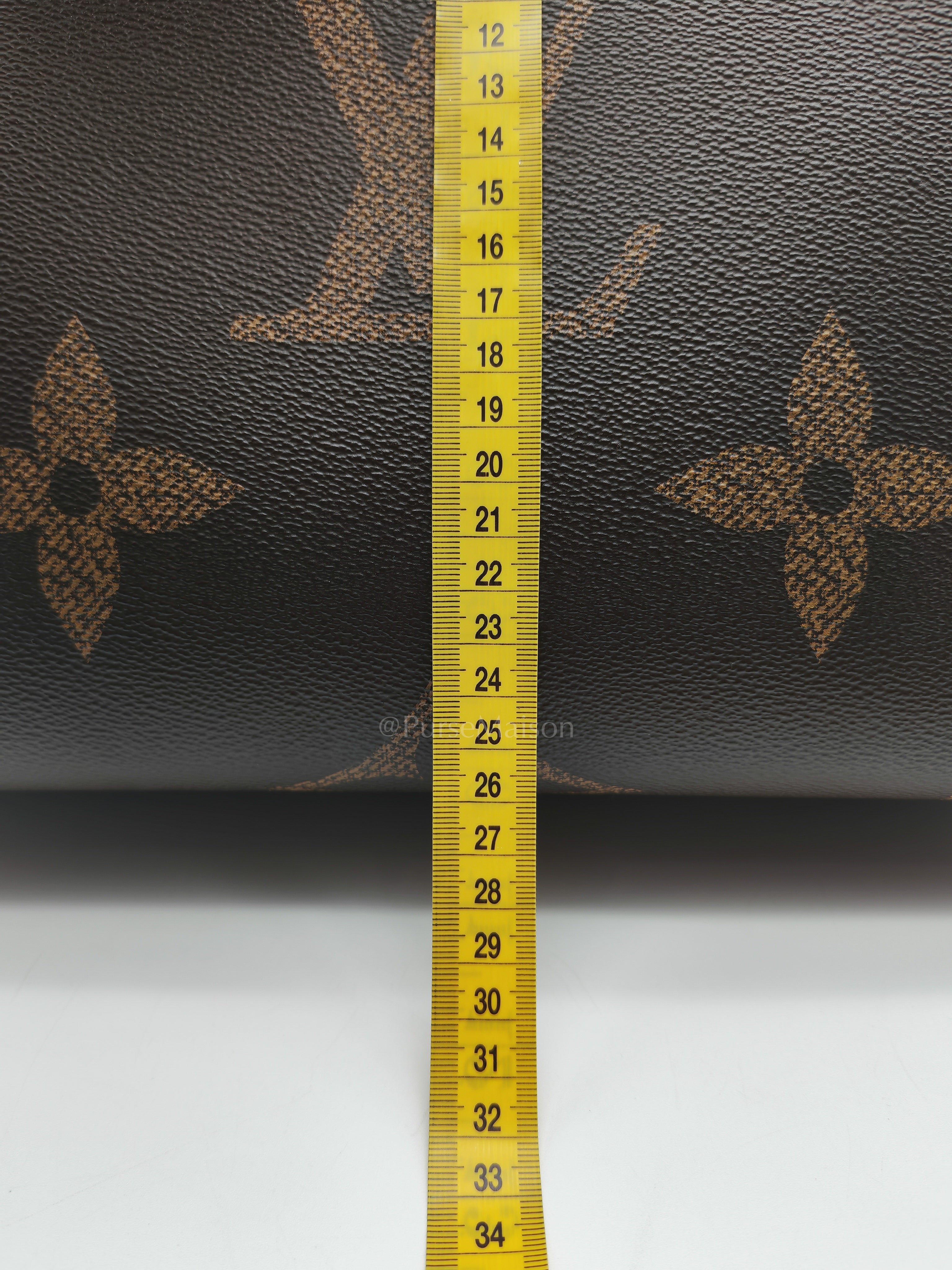 OnTheGo (OTG) MM in Reverse Monogram Canvas & Gold Hardware Microchip | Purse Maison Luxury Bags Shop