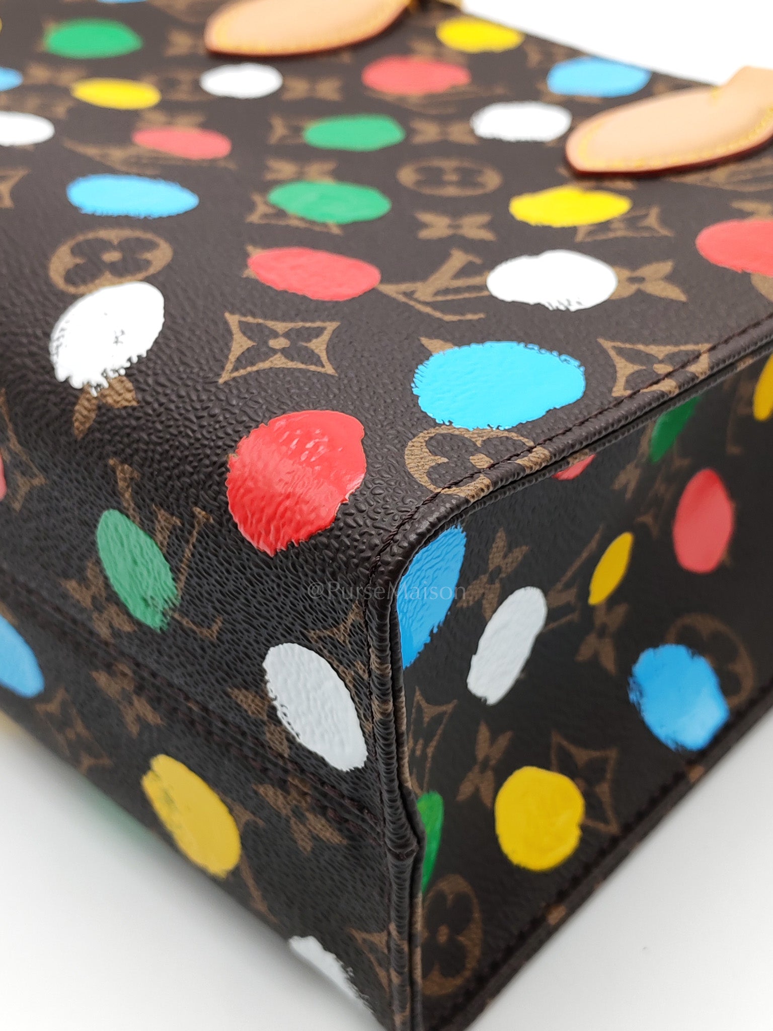 OnTheGo (OTG) PM in Yayoi Kusama Monogram Painted Dots Canvas (Microchip) | Purse Maison Luxury Bags Shop